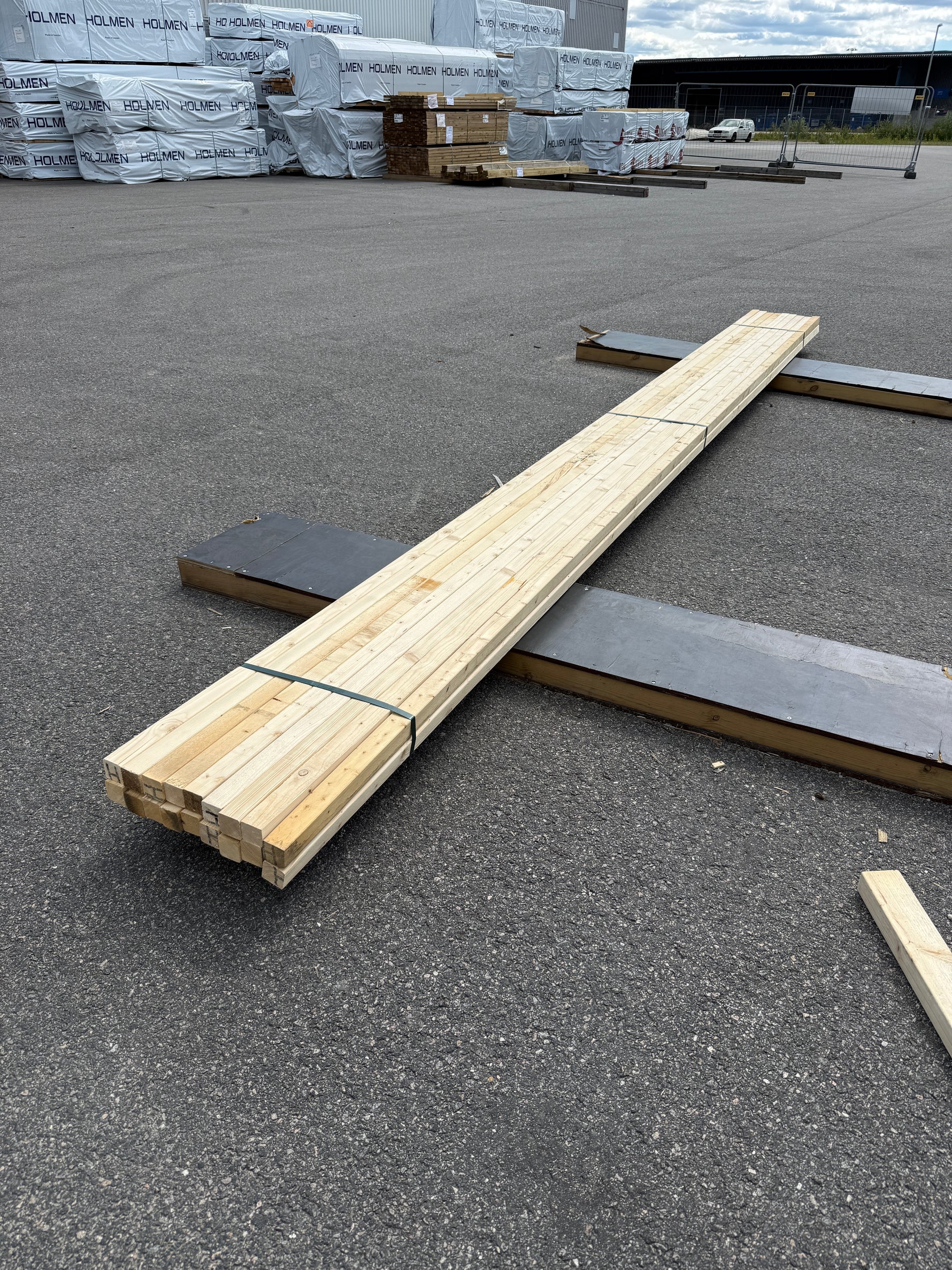 Paket Reglar 45x45 mm – 18 st (5,10 m, Gran)