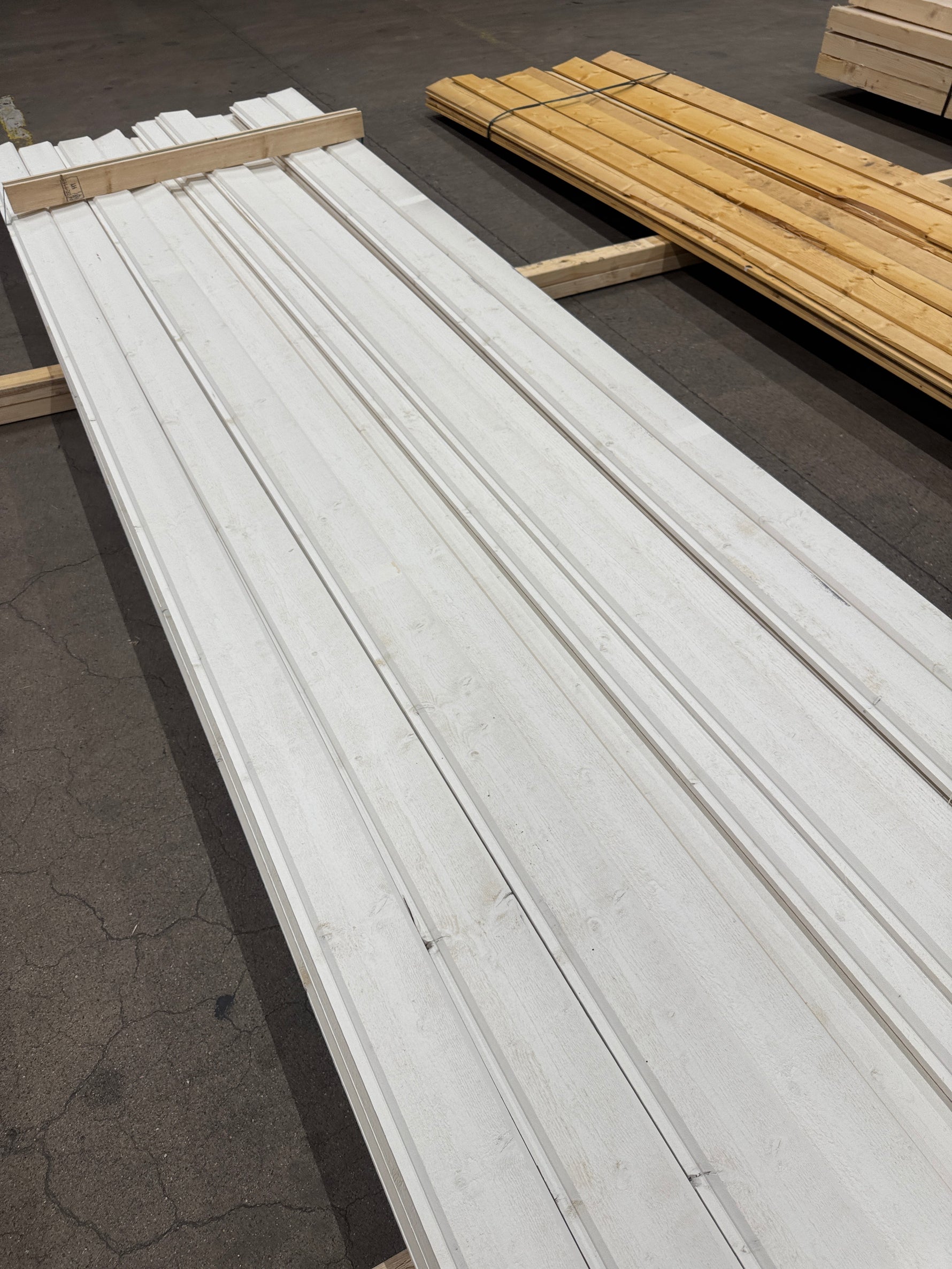 Paket Ytterpanel Dubbelfas Fals 22x120mm 4,50m – 53 st Vit