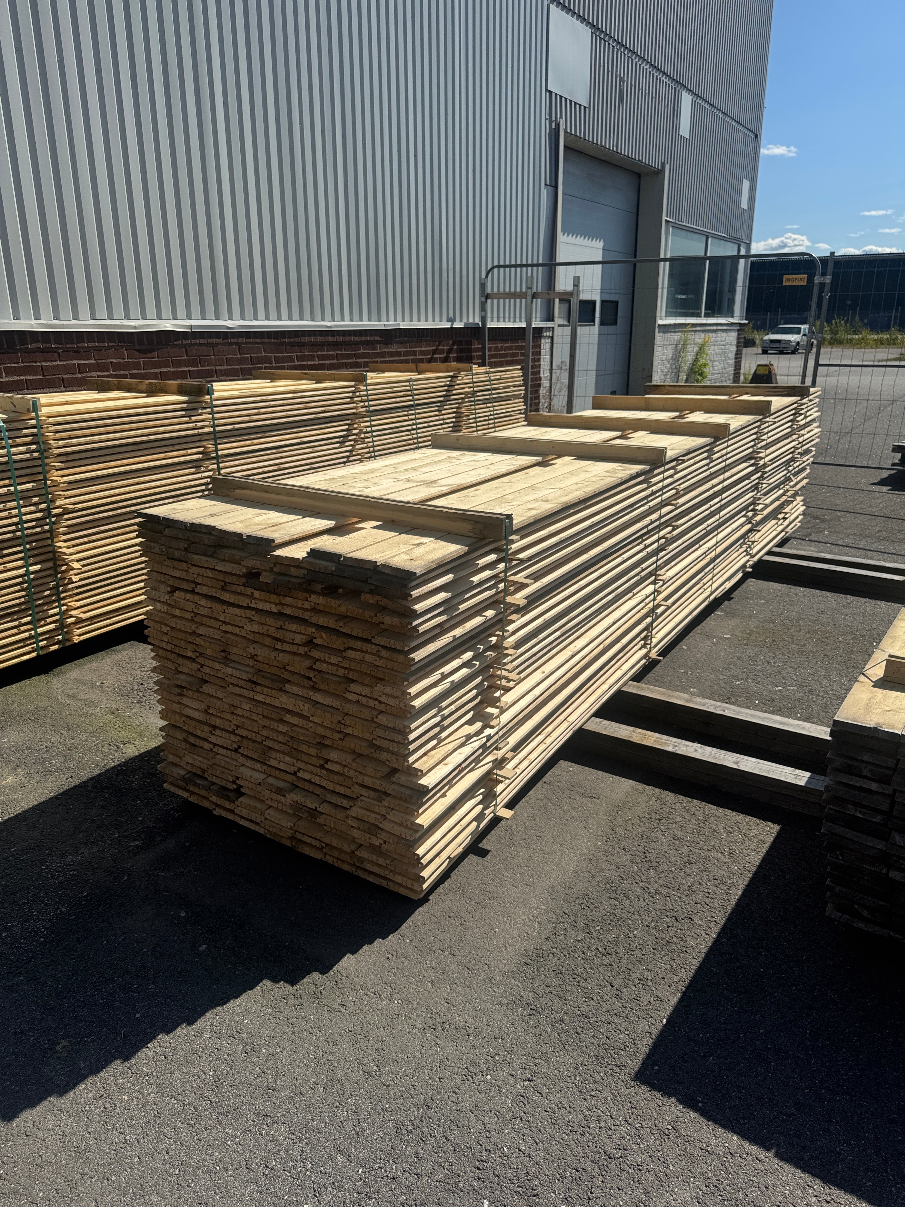 Paket Ytterpanel 22x120mm 4,80m 260st Obehandlad