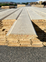 Paket Ytterpanel Dubbelfasspont 22x145mm, 96st 4.80m Obehandlad