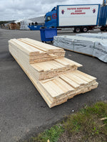 Parti Finsågade Brädor 22x120 mm – 3.60-4.80m (Andra sortering)