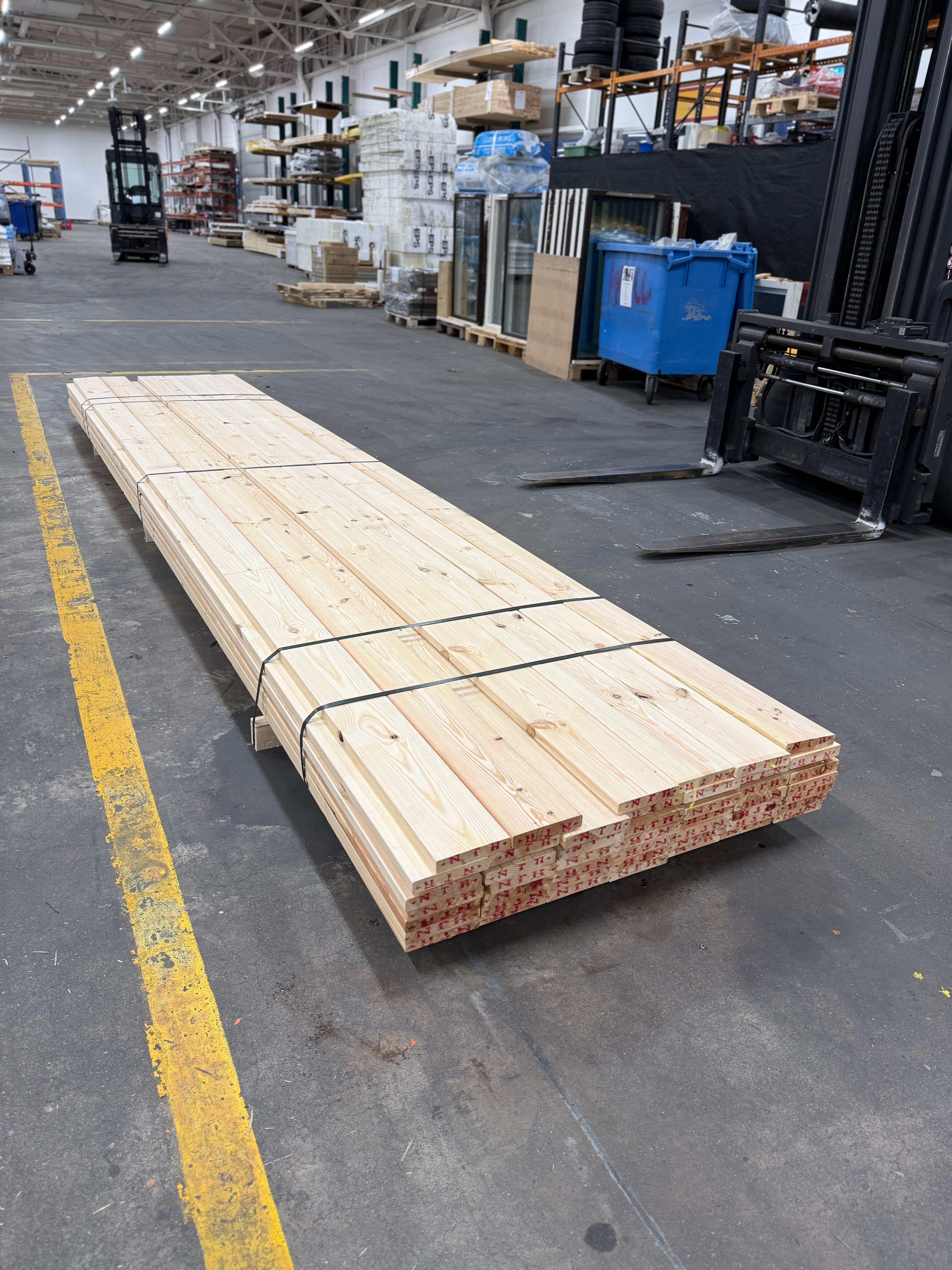 Paket Hyvlade Brädor 27x145mm 4.80m- 48st (Furu) B- sortering