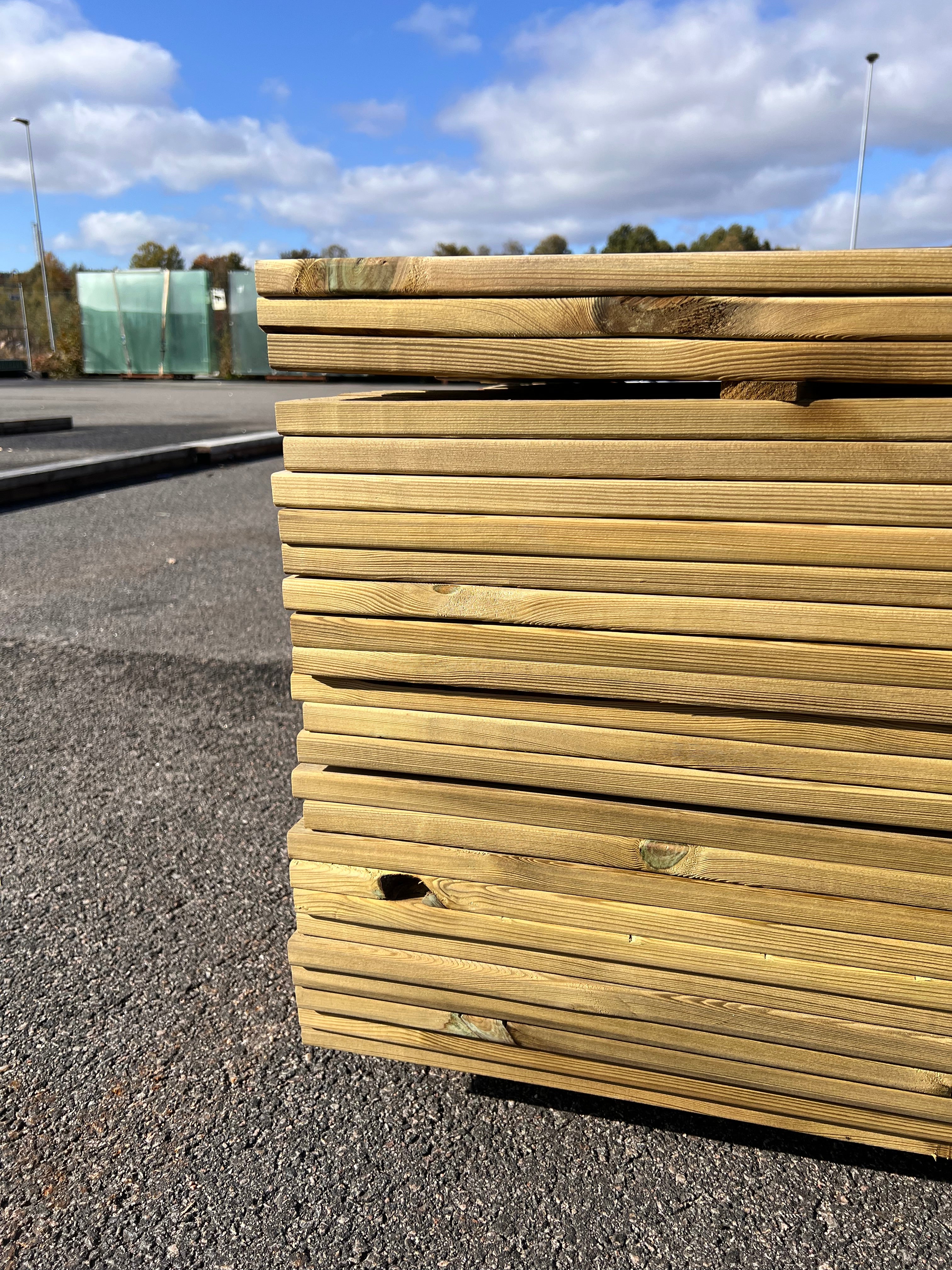 Paket Tryckimpregnerad Trall 22x95 250 st 4,50m (B-Sortering)