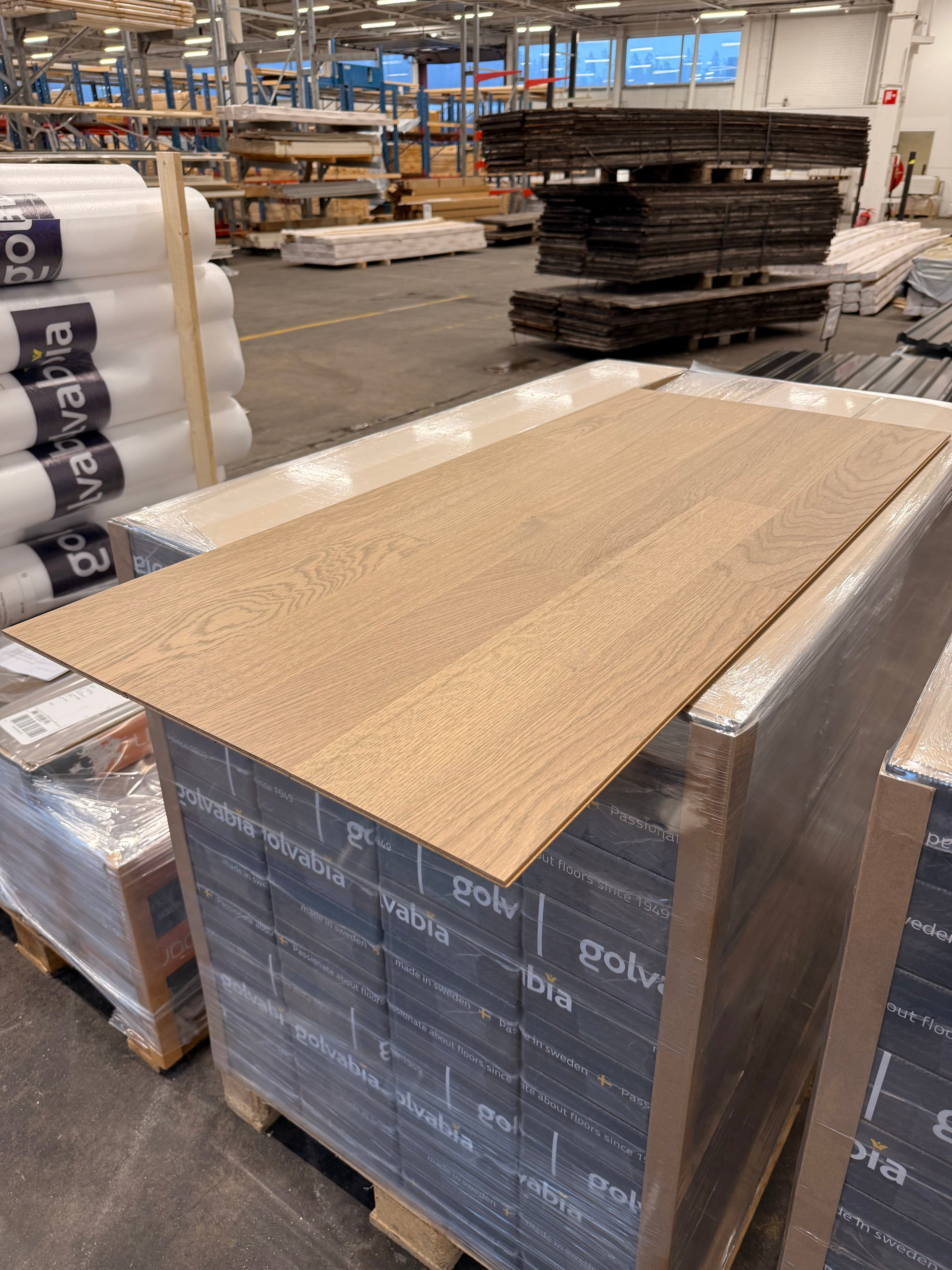 Parkettgolv Ek Elegant Grå – 2-stav