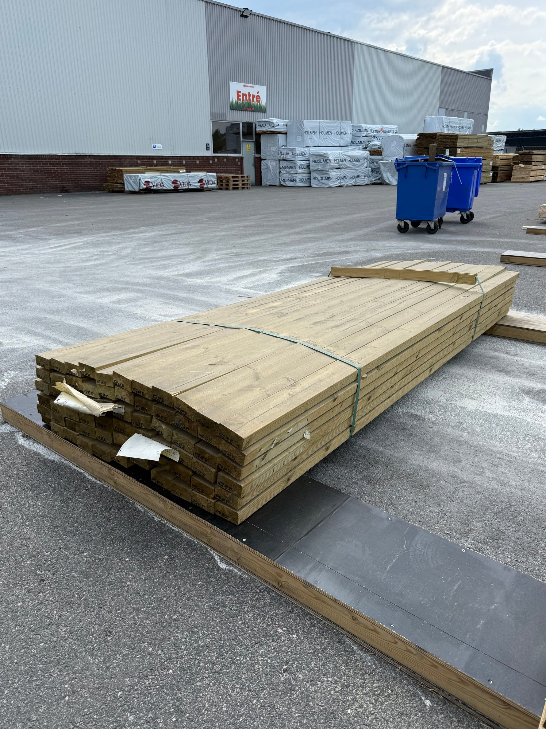 Paket Tryckimpregnerade Reglar 45x95mm, 67st 3,0m (NTR AB)