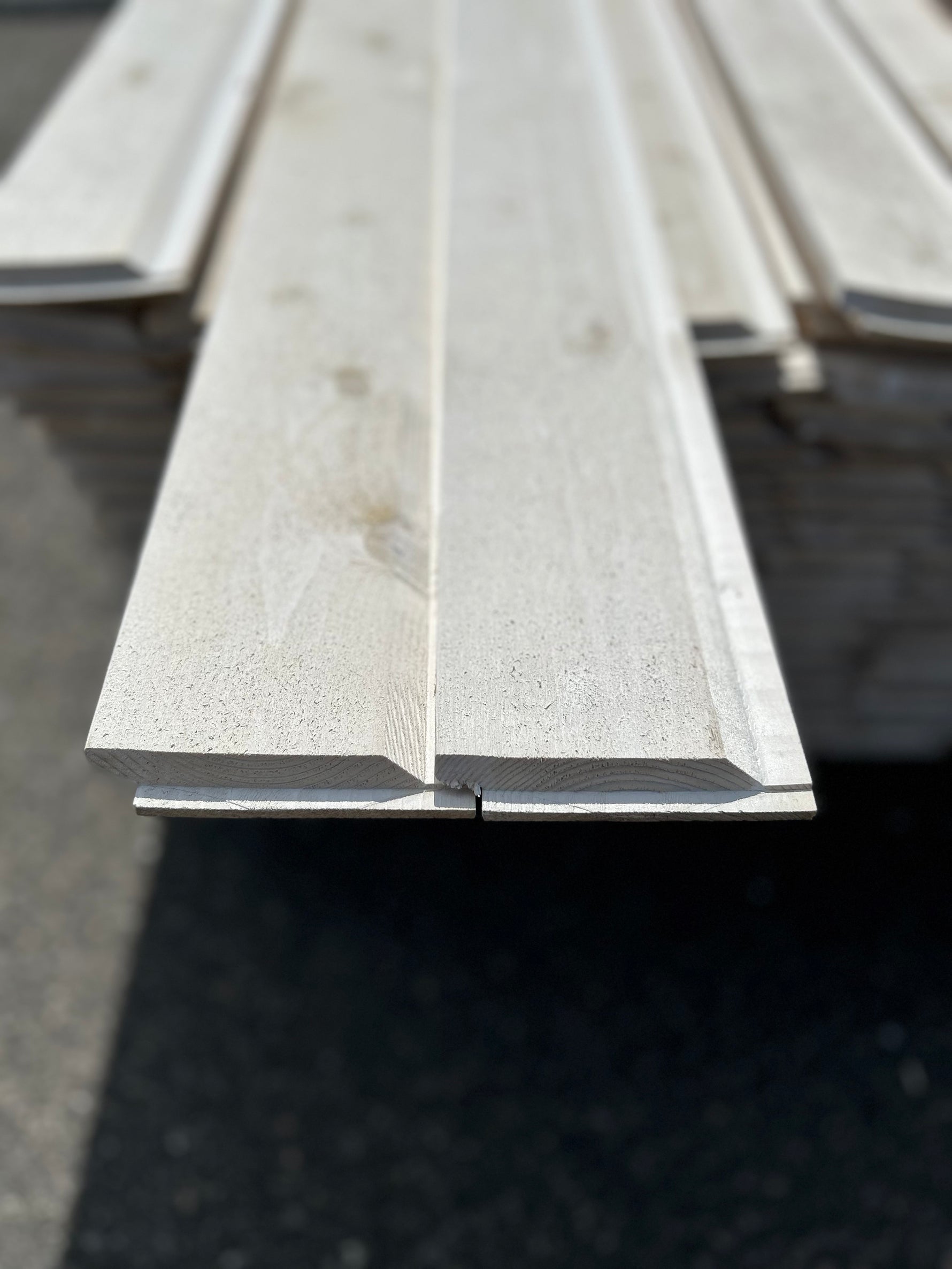 Paket Ytterpanel Enkelfasspont 22x120mm, 186st 4.80m- Grundmålad