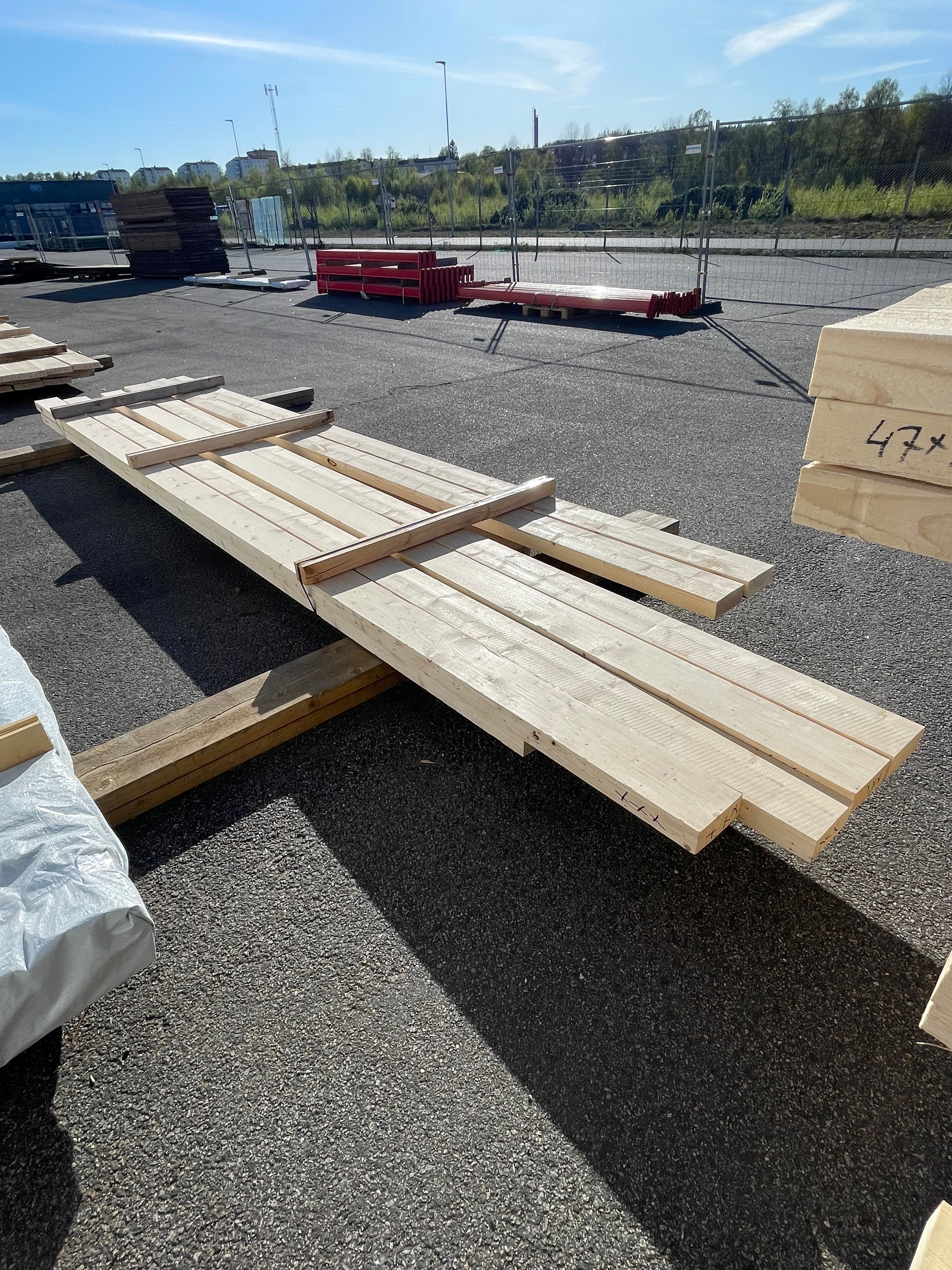 Paket Reglar Ohyvlade 63x150 mm – Blandade längder – 13 st