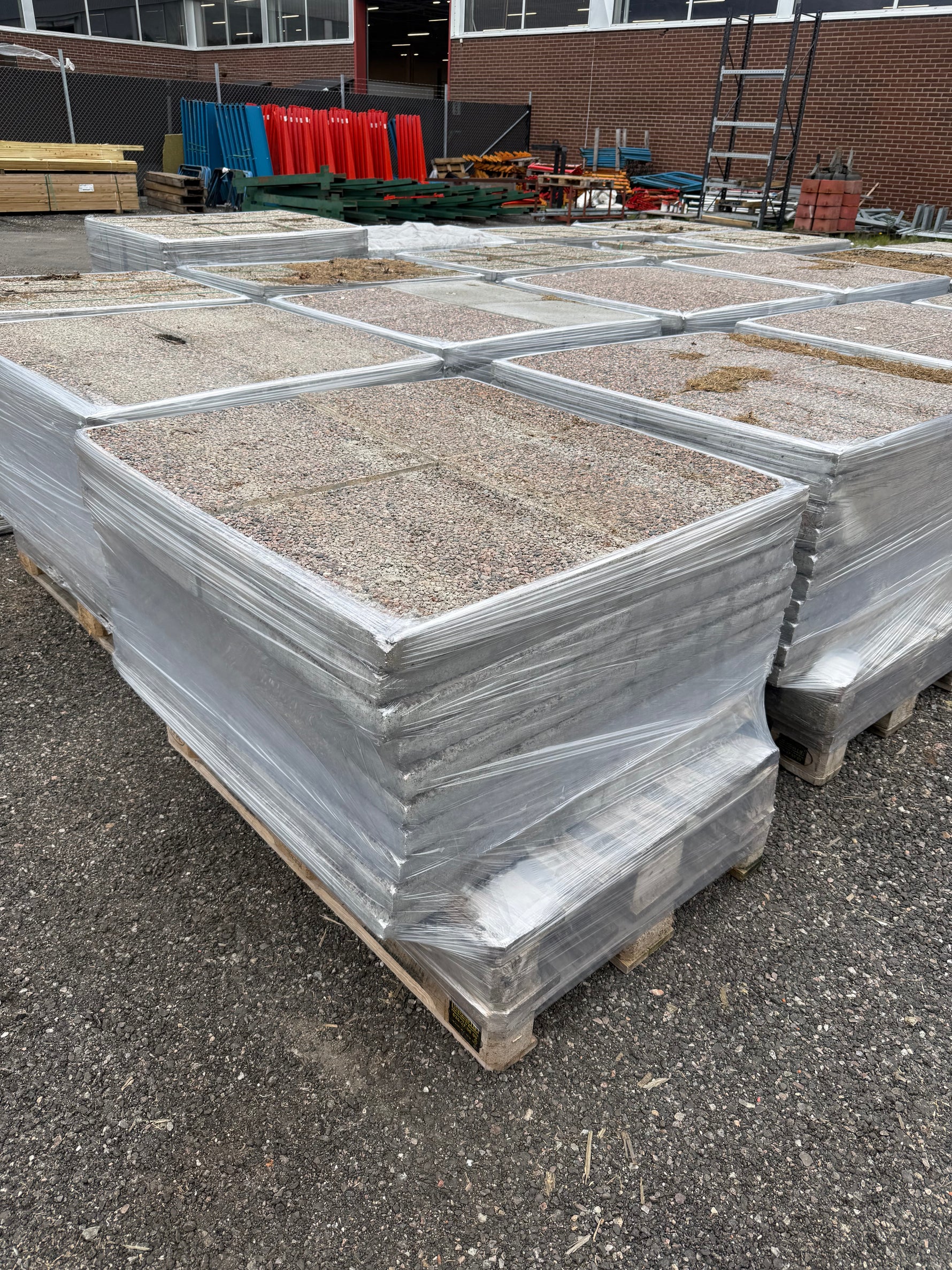 Frilagda Plattor 500x500x50mm – Natursingel (Säljs per styck)
