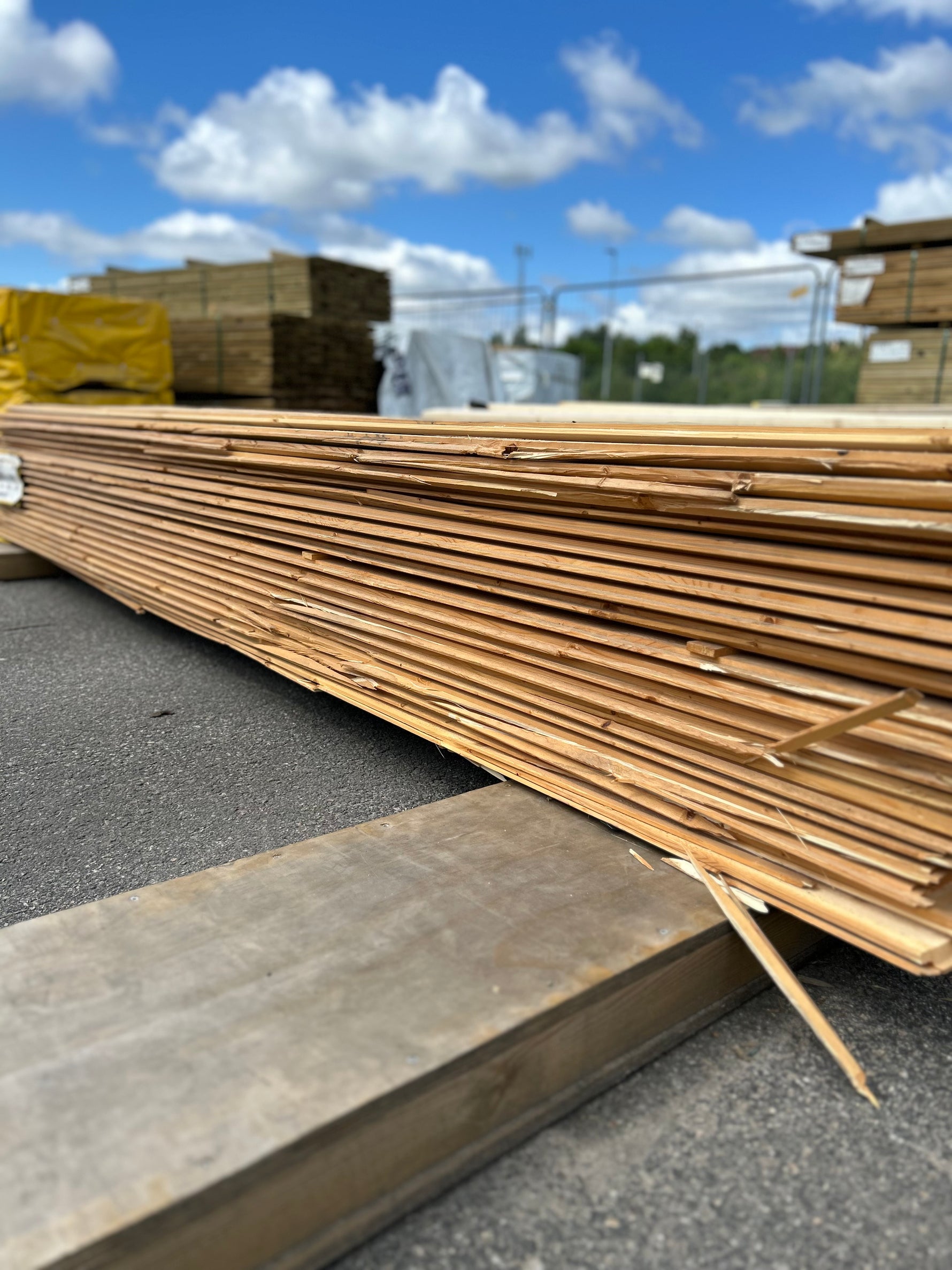 Paket Ytterpanel Enkelfas Ändspont 22x145mm 3.30m 138st