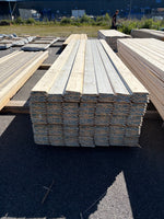 Paket Ytterpanel Dubbelfas Halvspont 22x145mm, 163st 4.20m Grundmålad