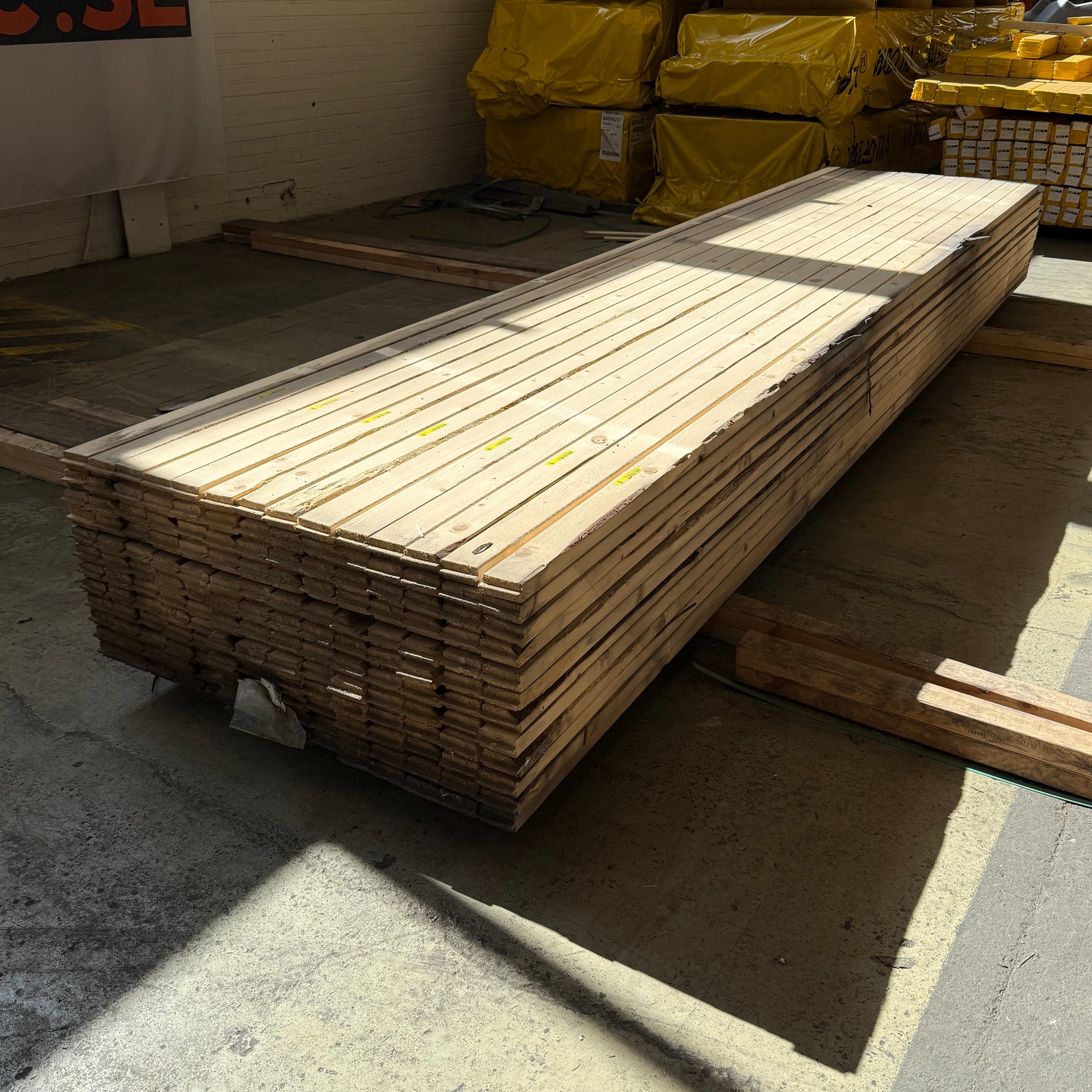Paket Ändspontad Regel 34x70mm, 168st 4,50m