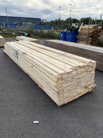 Parti Finsågade Brädor 22x120 mm – 4,20–5,40 m (Andra sortering)