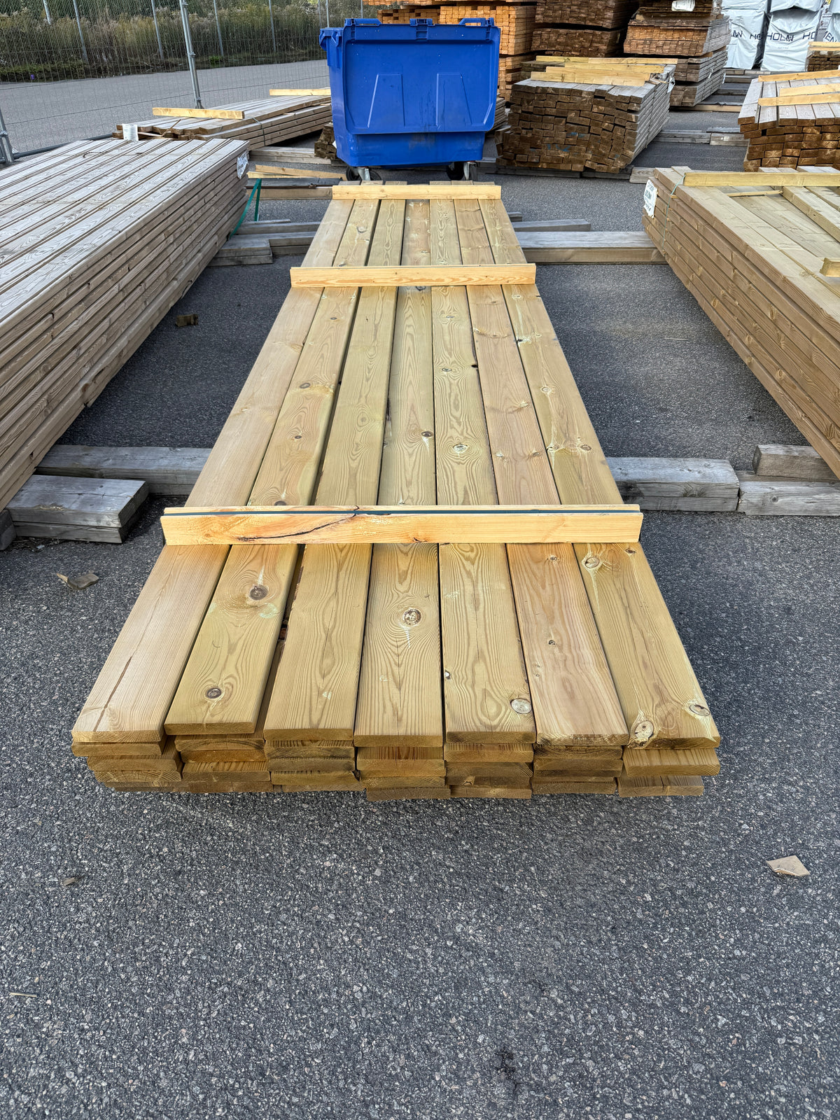 Paket Tryckimpregnerad Trall 28x145mm (4,80–5,10m) 44st Andrasortering