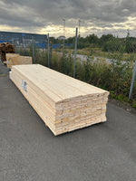 Paket Finsågade Brädor 22x120 mm – 4,20–4,80 m (Andra sortering)