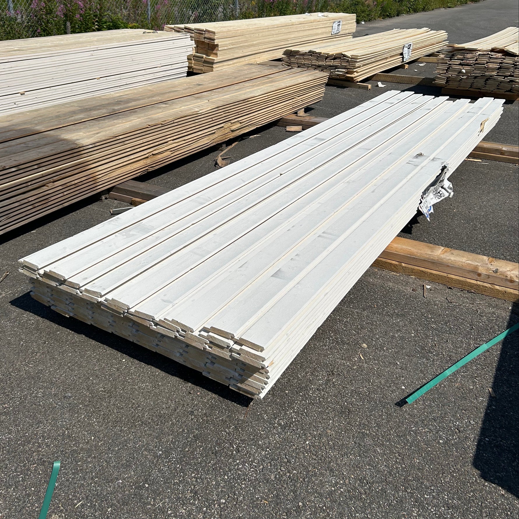 Paket Ytterpanel Dubbelfasspont 22x120mm 4.20m 92st- Obehandlade