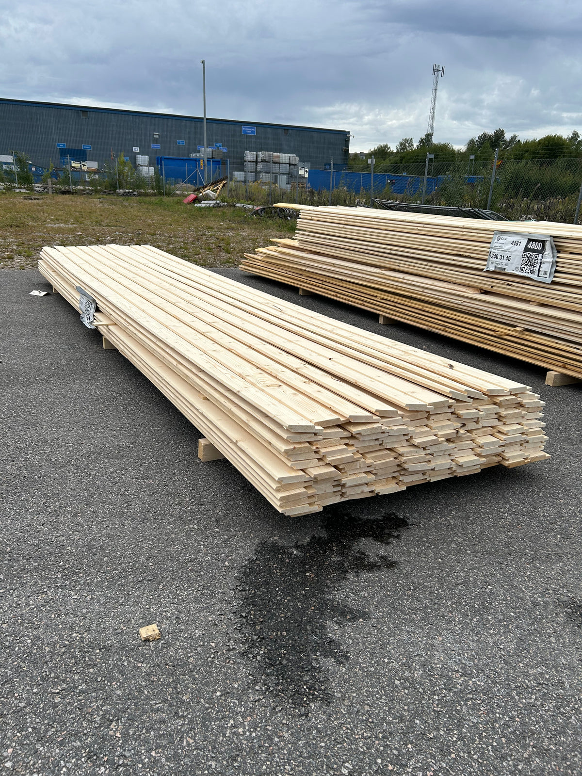 Paket Springpanel 22x120 mm – 4,80m 110st (Andra sortering)