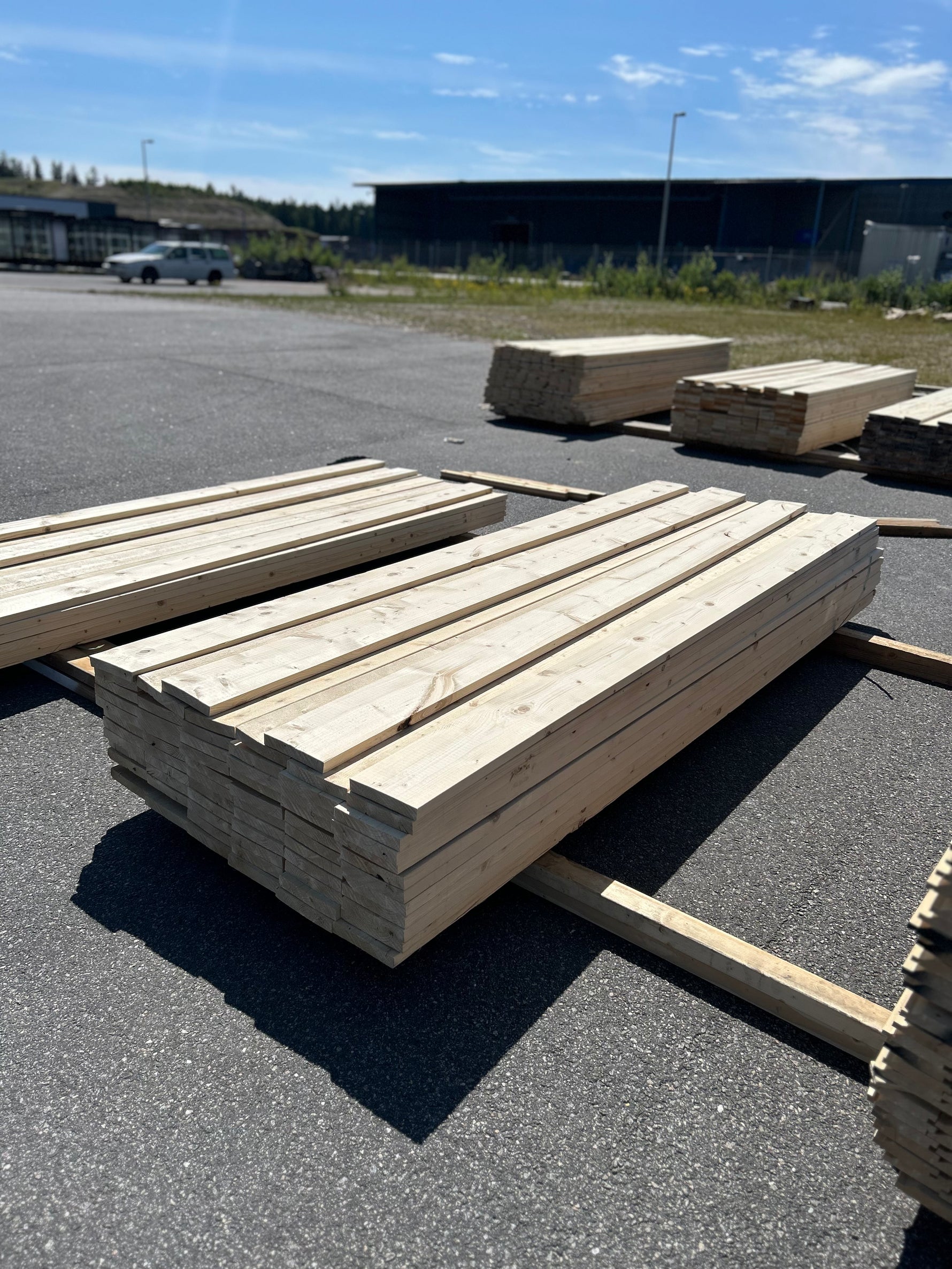 Paket Finsågade Brädor 28x170mm 3.0m 70st Obehandlade