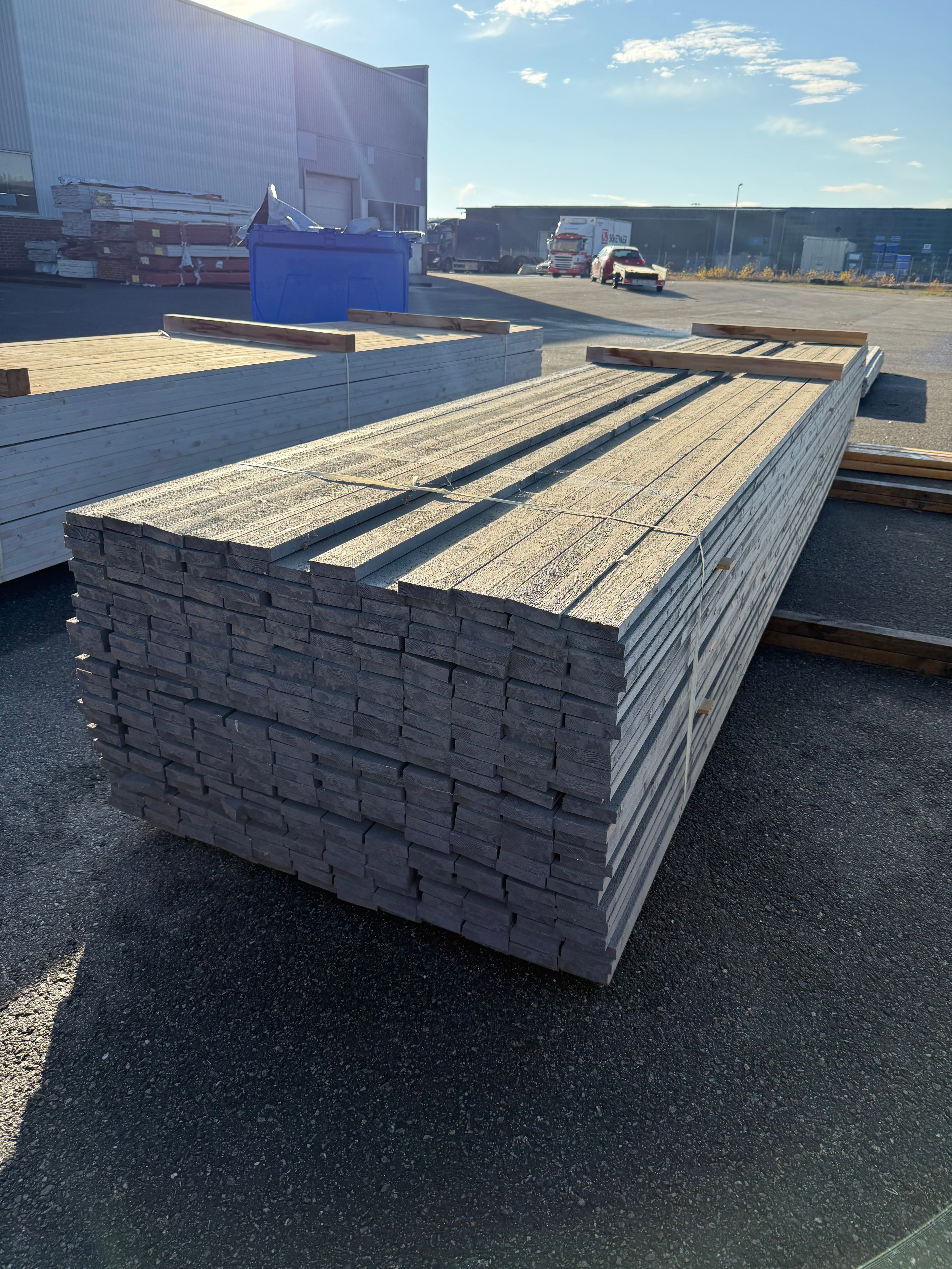 Paket Finsågad Panel 21x79mm – 310 st 5,40 m (Gran, NCS S6500-N)