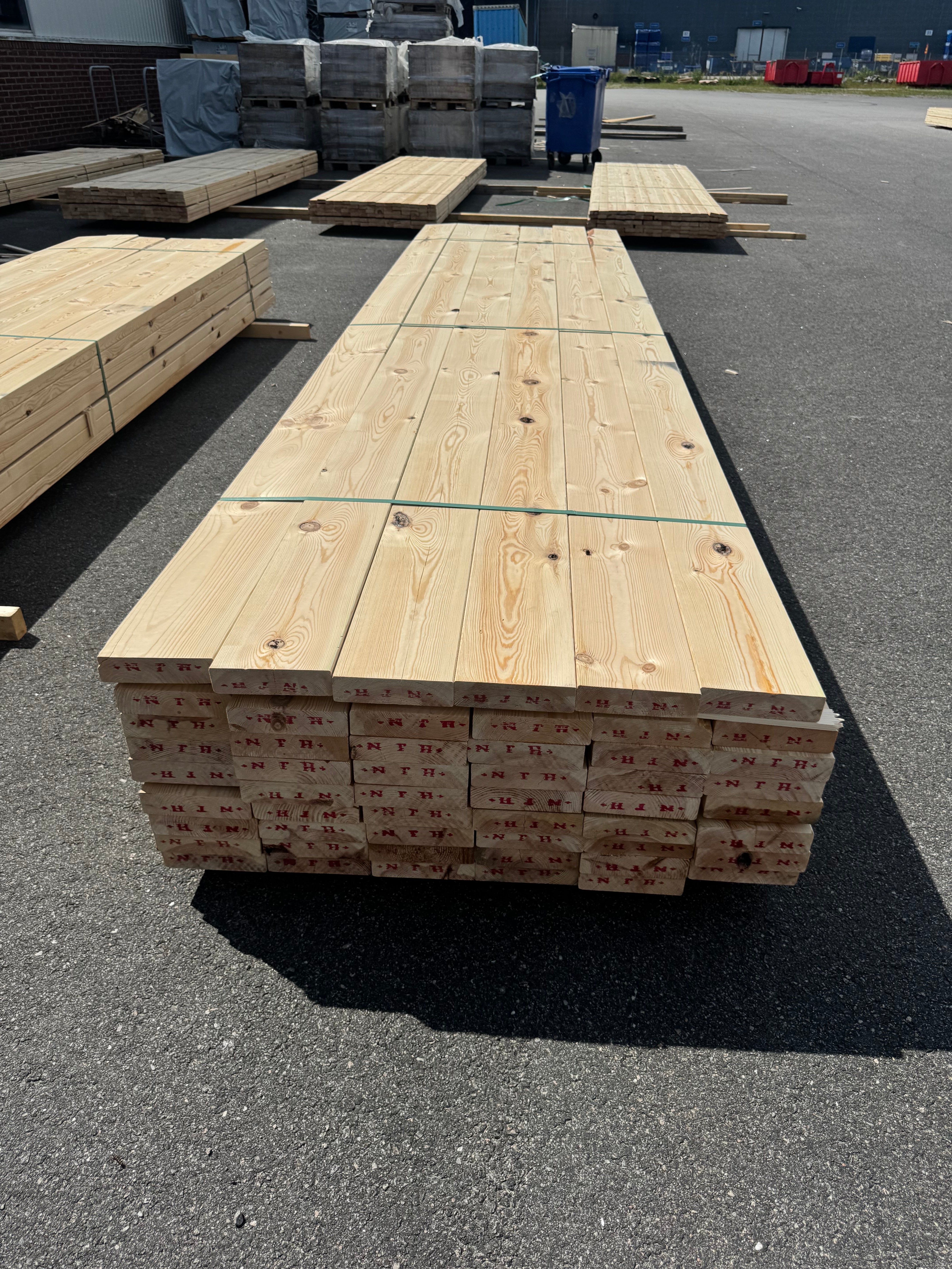 Paket Reglar 45x170 – 54 st (4,20 m, furu)