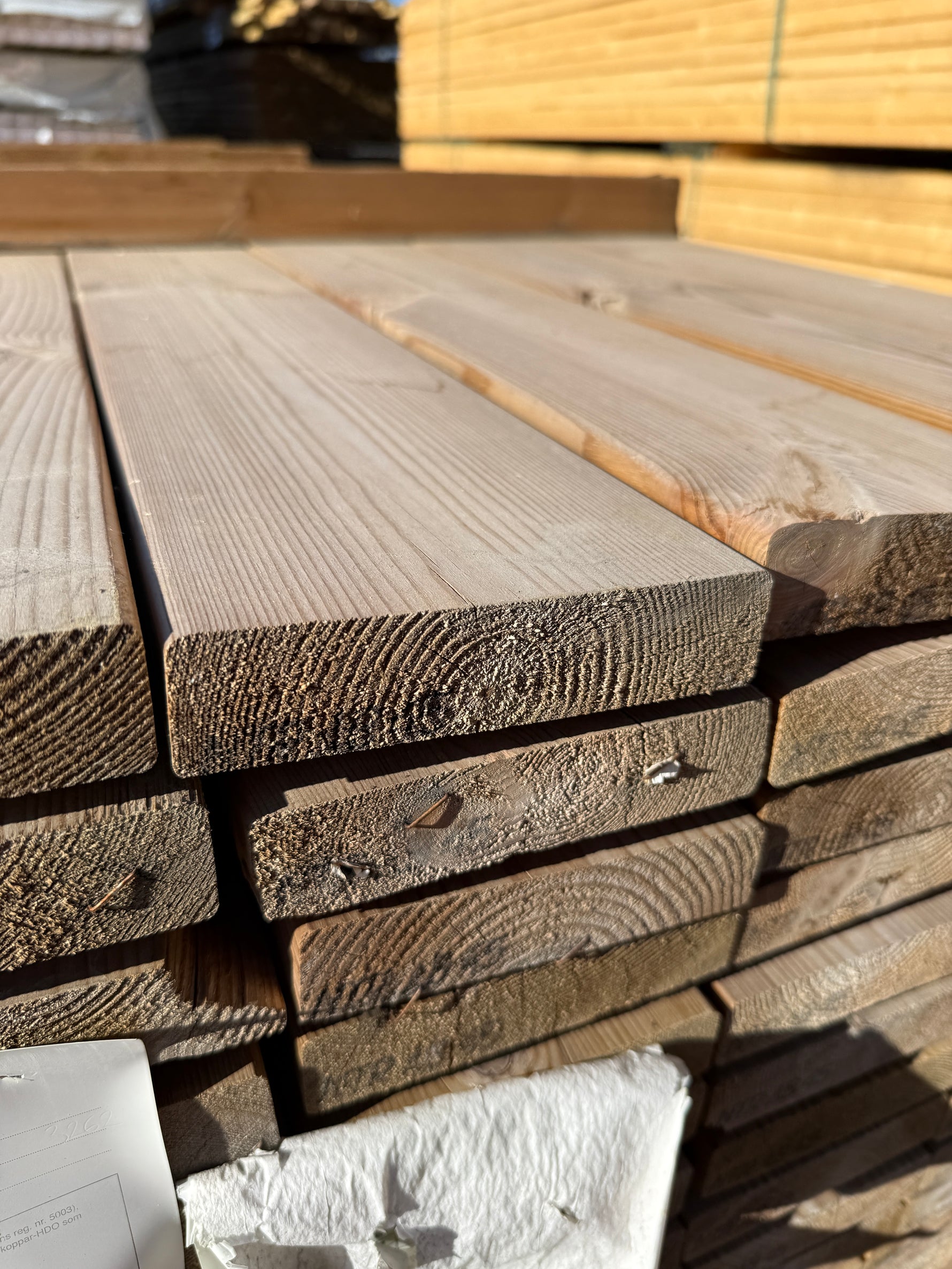 Paket Tryckimpregnerad Trall 34x145mm 4,50m 91st- Furu