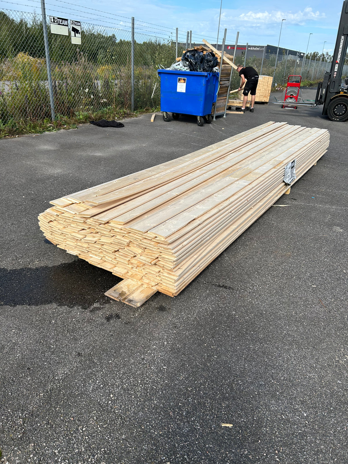 Paket Enkelfas Halvspont 22x120 mm – 4,80 m (Andra sortering)