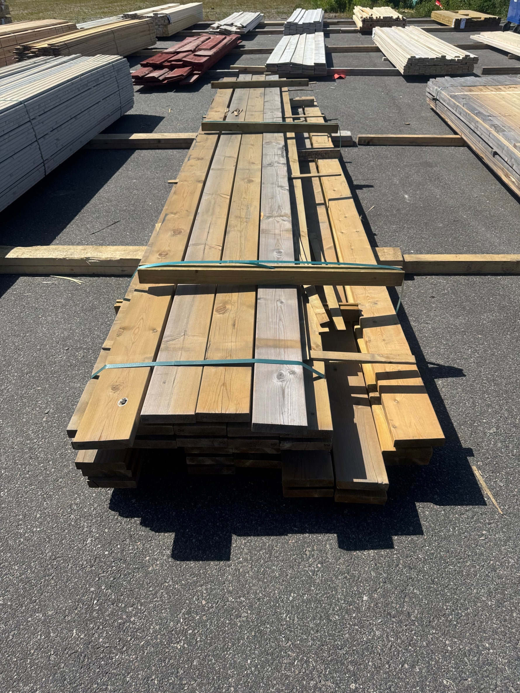 Paket Tryckimpregnerad Trall 34x145 mm, 31 st 5,40 m + 17 st 5,10 m