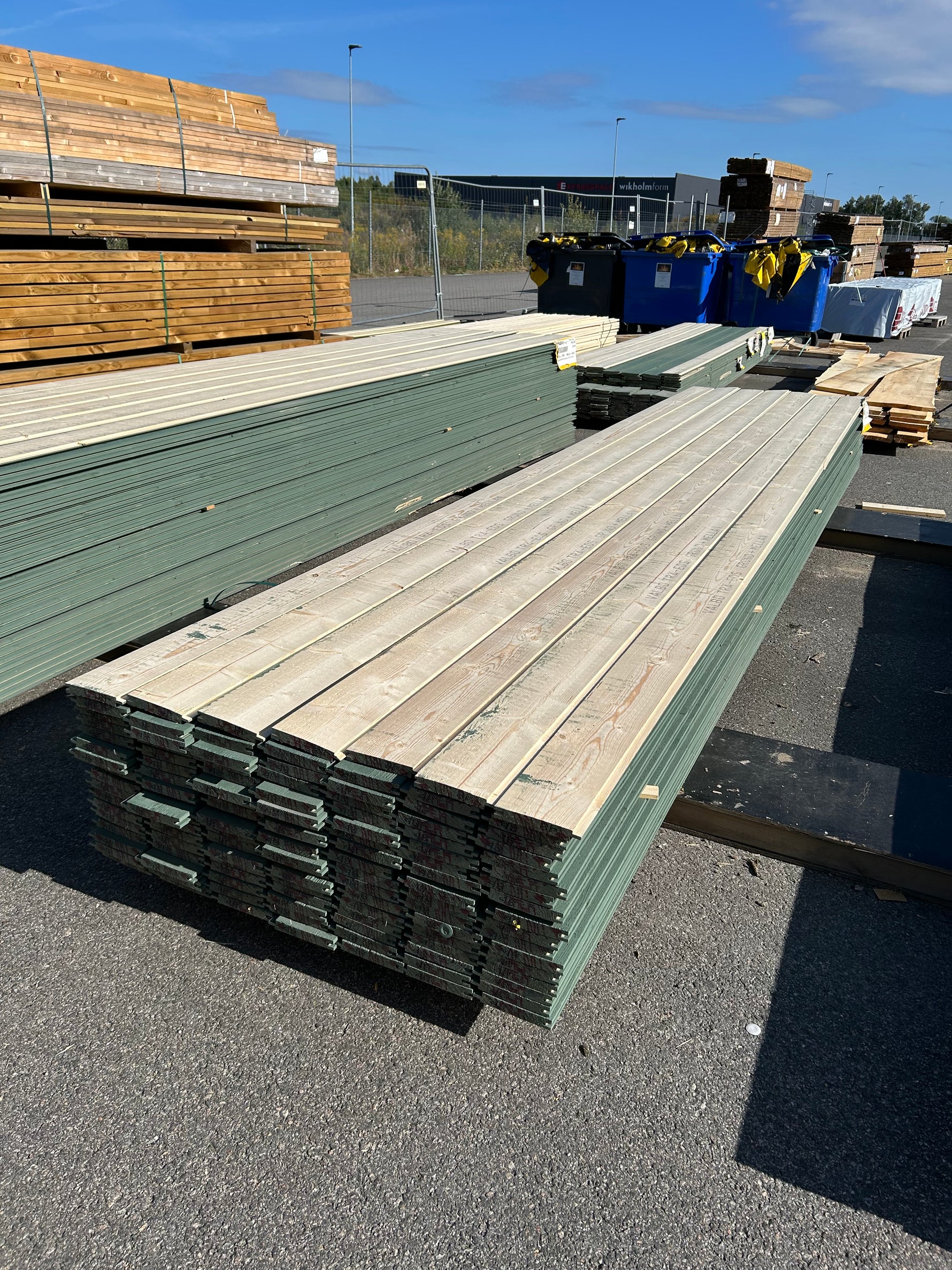 Paket Spontad Spårpanel 22x145mm 4,80m 119st Gran- Mellanstruken