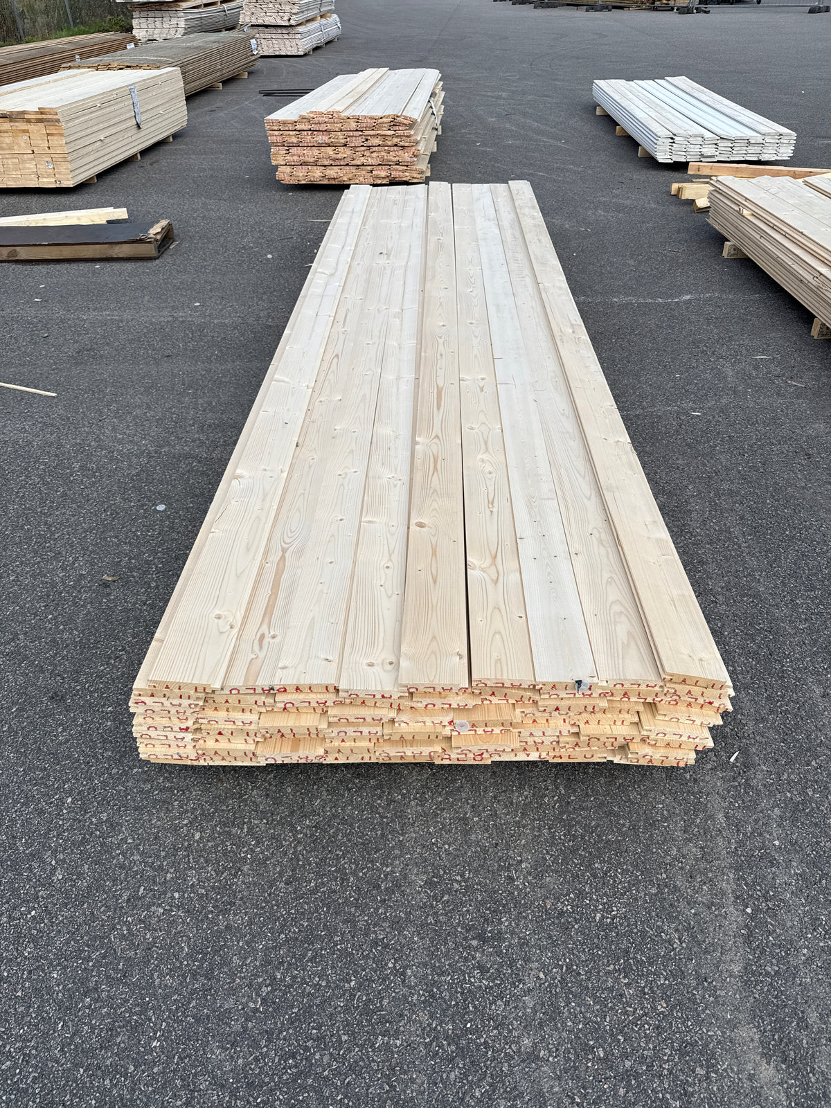 Paket Spontpanel 22x120mm, 84st 3,90m Obehandlad