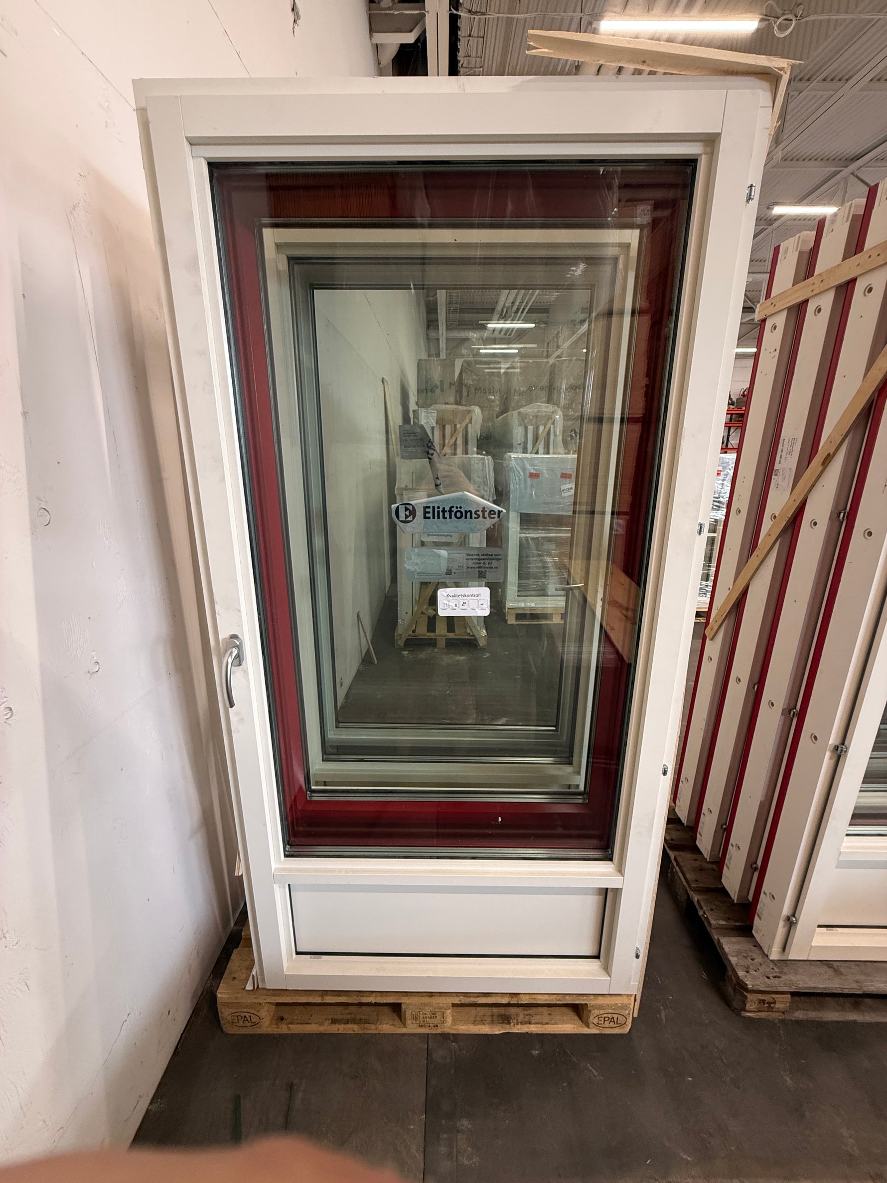 Inåtgående altandörr Vänsterhängd, Trä/Aluminium – 1080 × 2080 mm- Blå