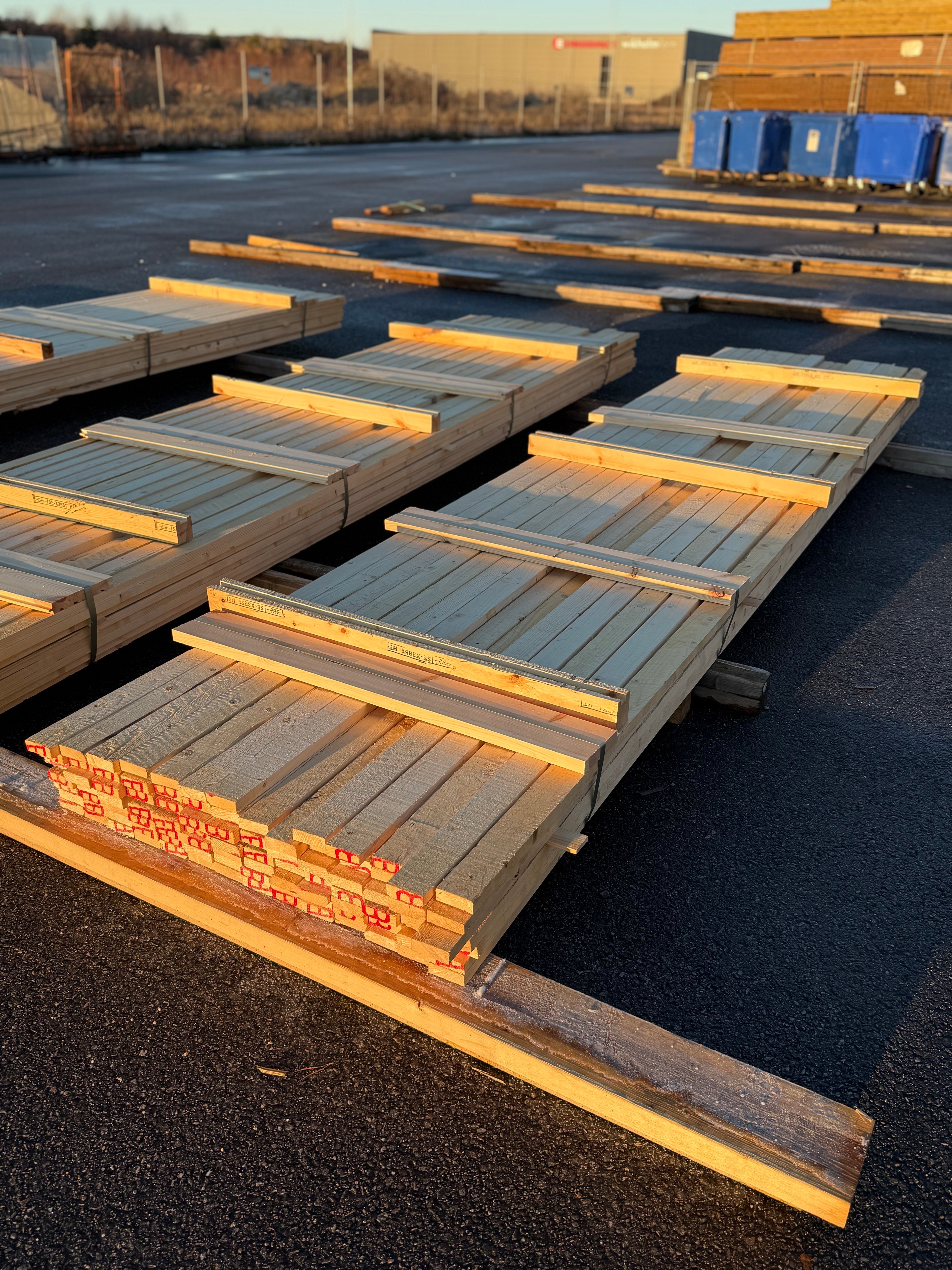 Paket Brädor 19x63mm – 96 st (4,20 m, gran, ohyvlad/råsågad)