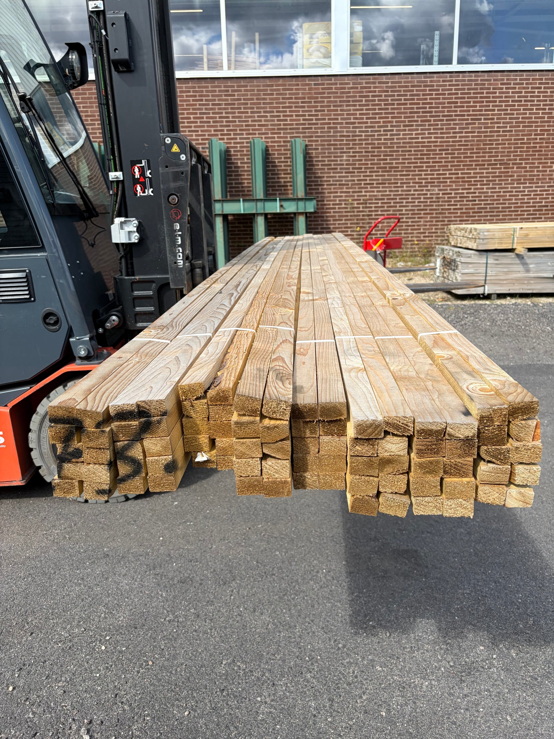 Paket tryckimpregnerad Läkt 25x36mm, 4,2 m - 80 st
