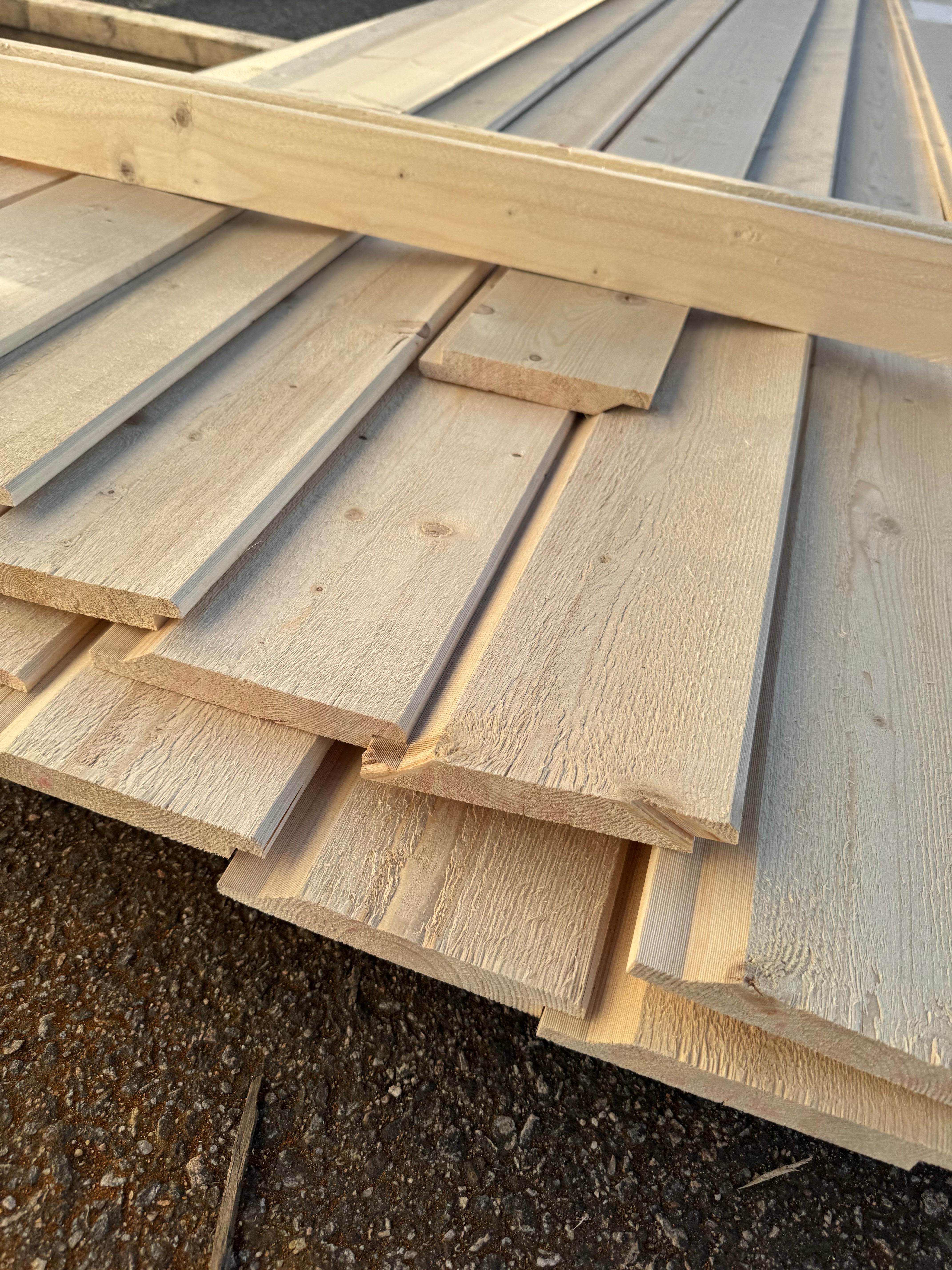 Paket Ytterpanel 22x145 mm – 4,80 m – 17 st