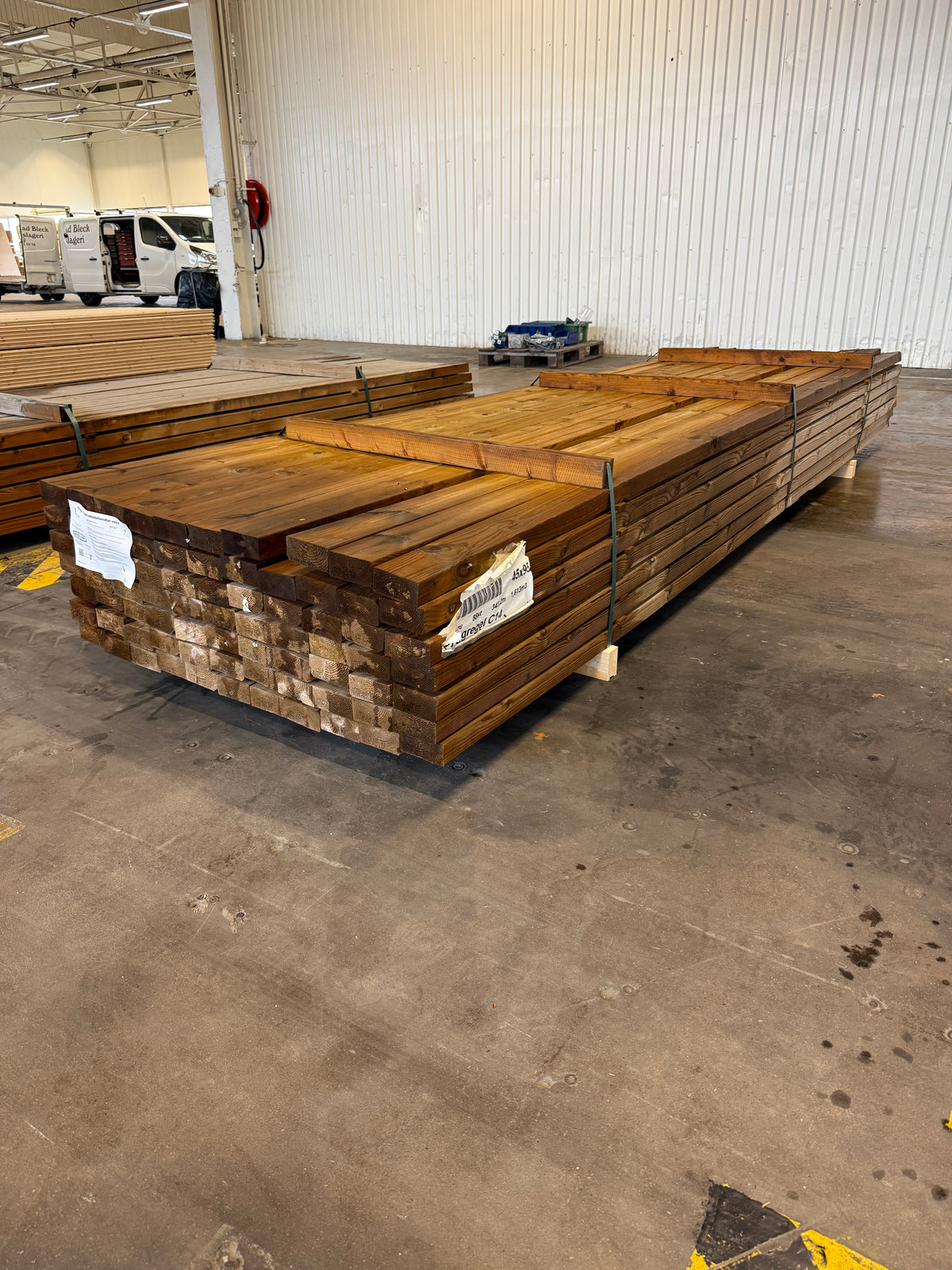 Paket Tryckimpregnerade Reglar 45×95 mm C14 3,90 m – 76 st NTR-AB
