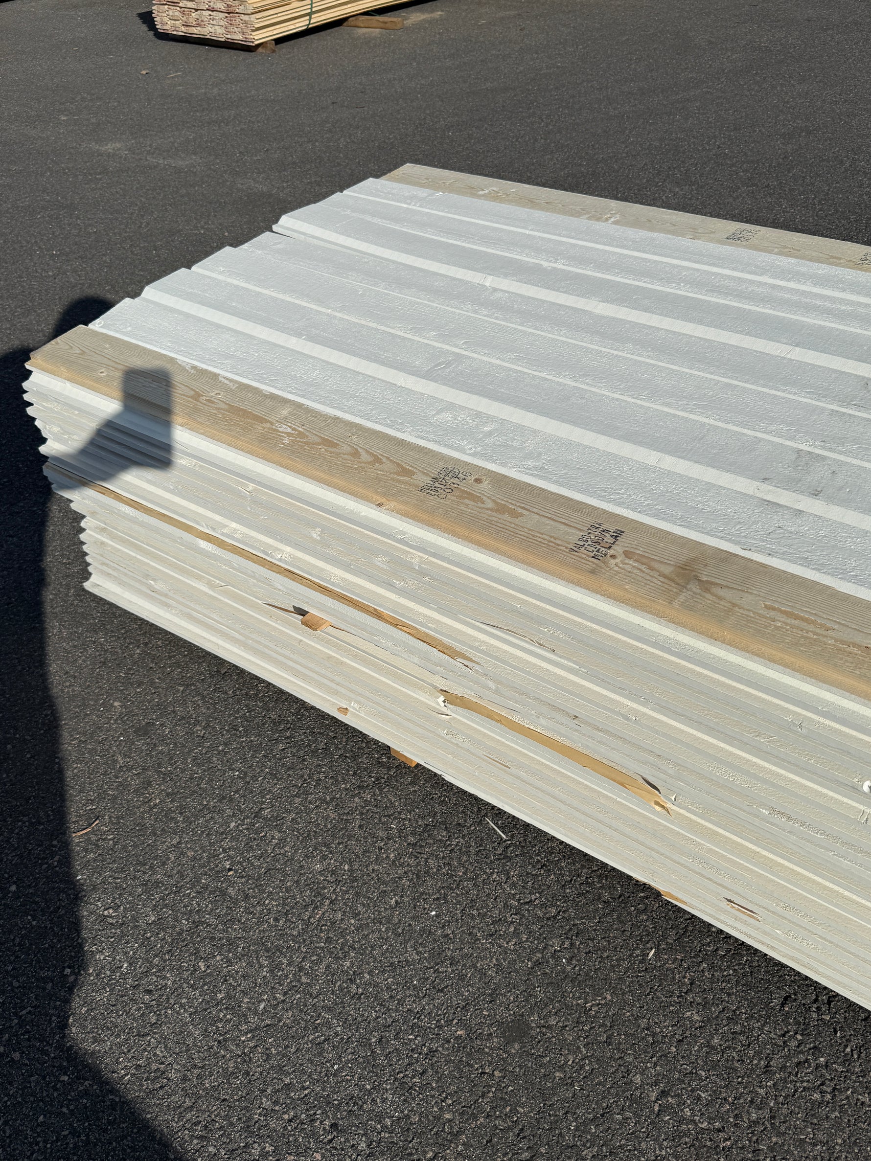 Paket Ytterpanel Enkelfas Halvspont 22×120mm 4,80m 180st Mellanstruken