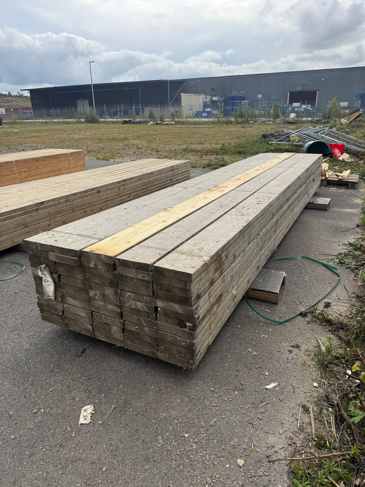 Paket Tryckimpregnerade Reglar 45x220mm 5,40m 60st Gran (Dålig impregnering)