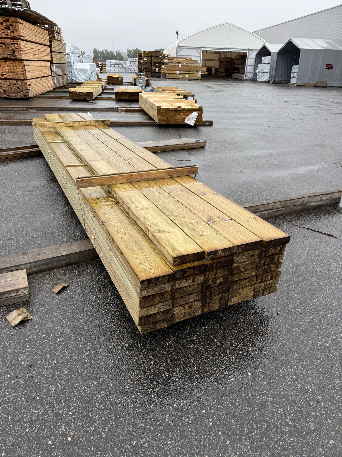 Paket Tryckimpregnerade Reglar 45x170mm 5,10m 34st C24