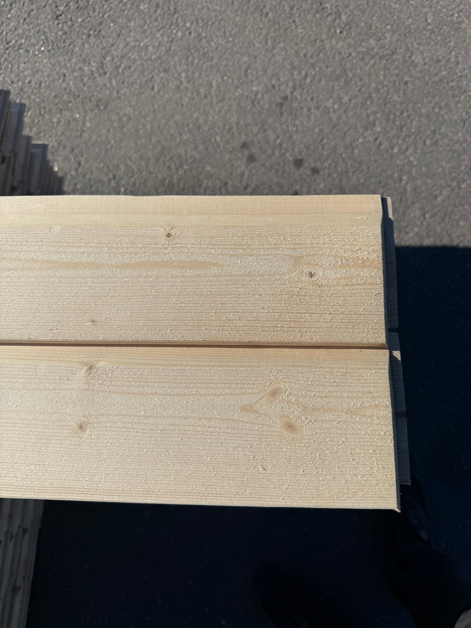 Paket Ytterpanel Enkelfas Fals 22x120mm – 260 st 5,40 m Obehandlad Gran - Spirec