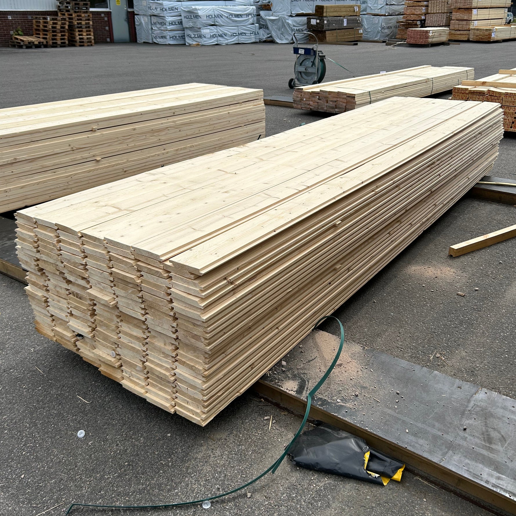 Paket Dubbelfas Halvspont 22x145mm 3,90m 175 st Obehandlade