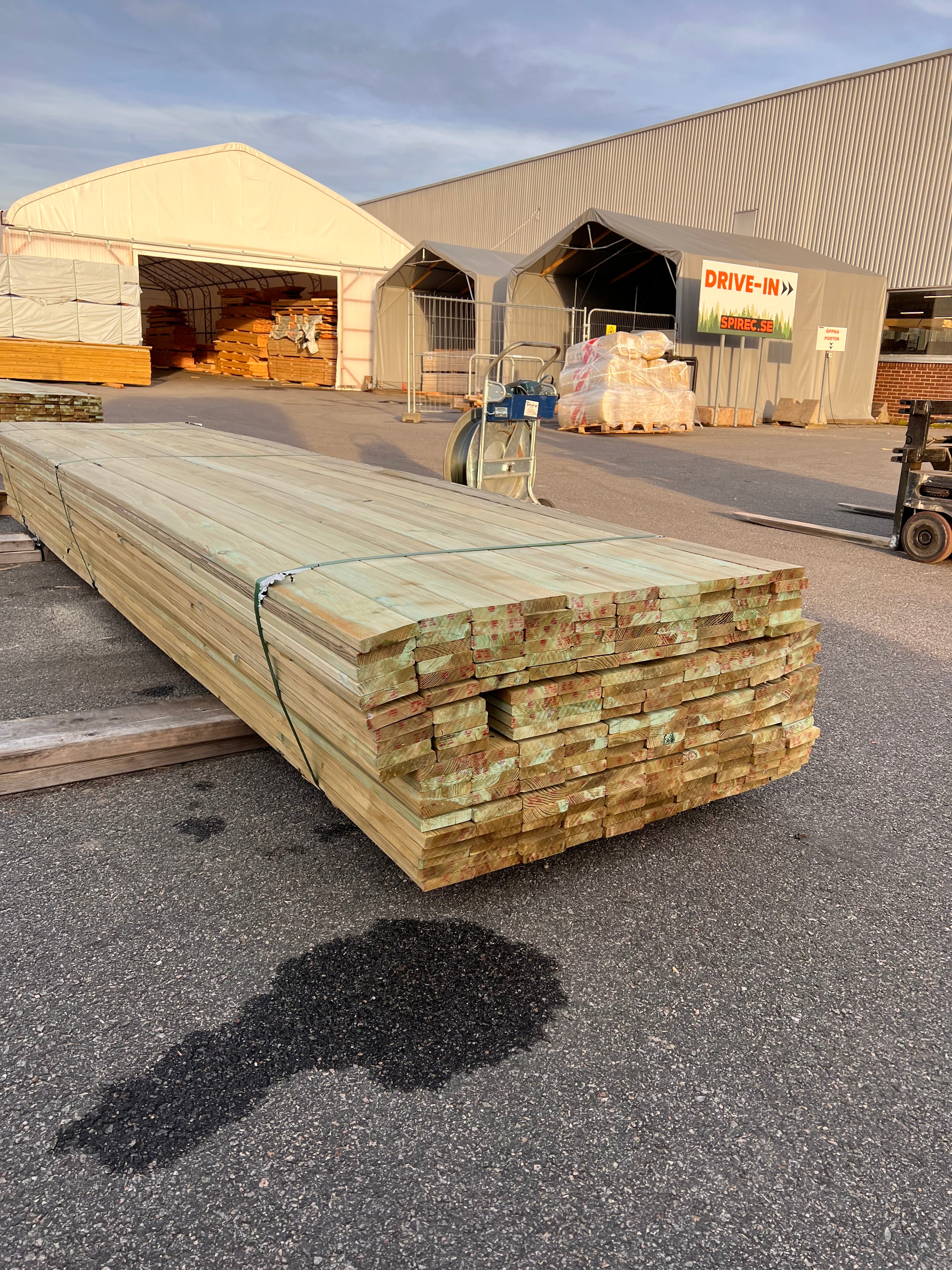 Paket Trall 22x95mm – 210 st 4.20m Tryckimpregnerad B-sort