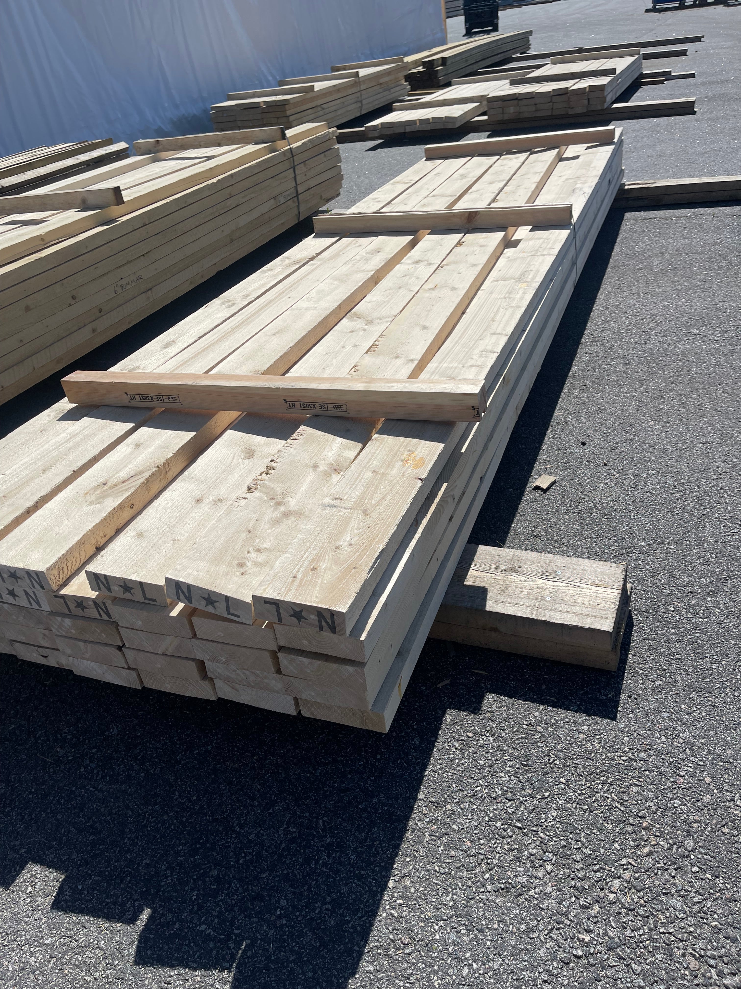 Paket Reglar Ohyvlade 47x150 mm – 4,20 m – 34 st