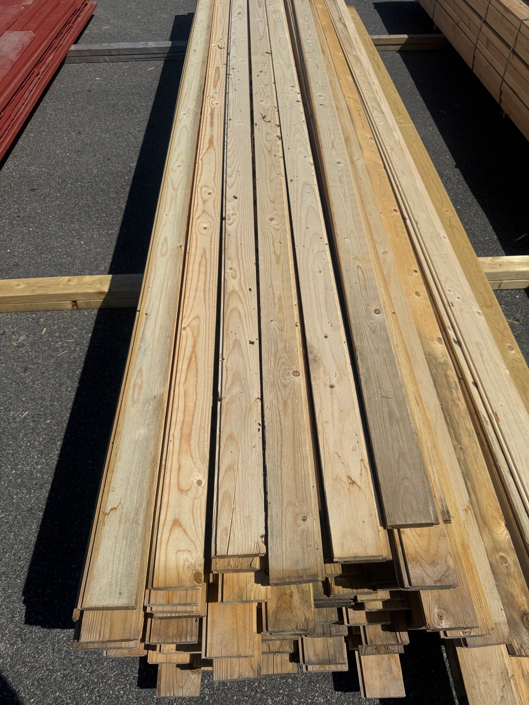 Paket Råspont 20x95 mm, 145 st 4,80 m