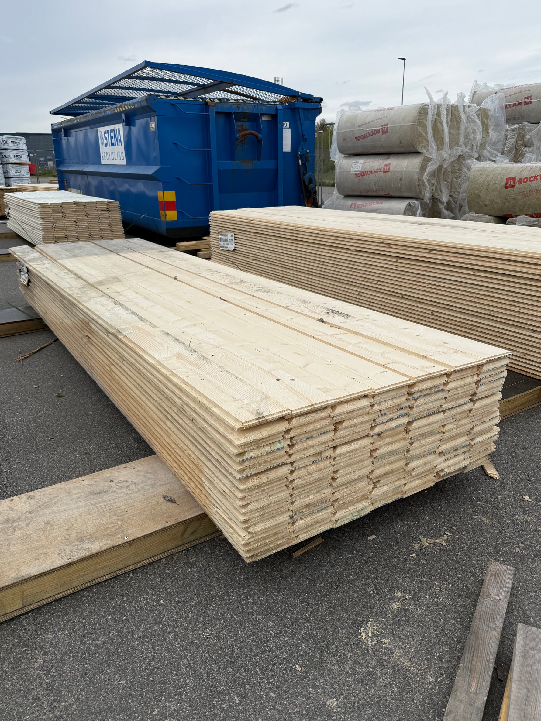 Paket Ytterpanel Enkelfas Fals 22x145mm 3,60m- 112st (Obehandlad)