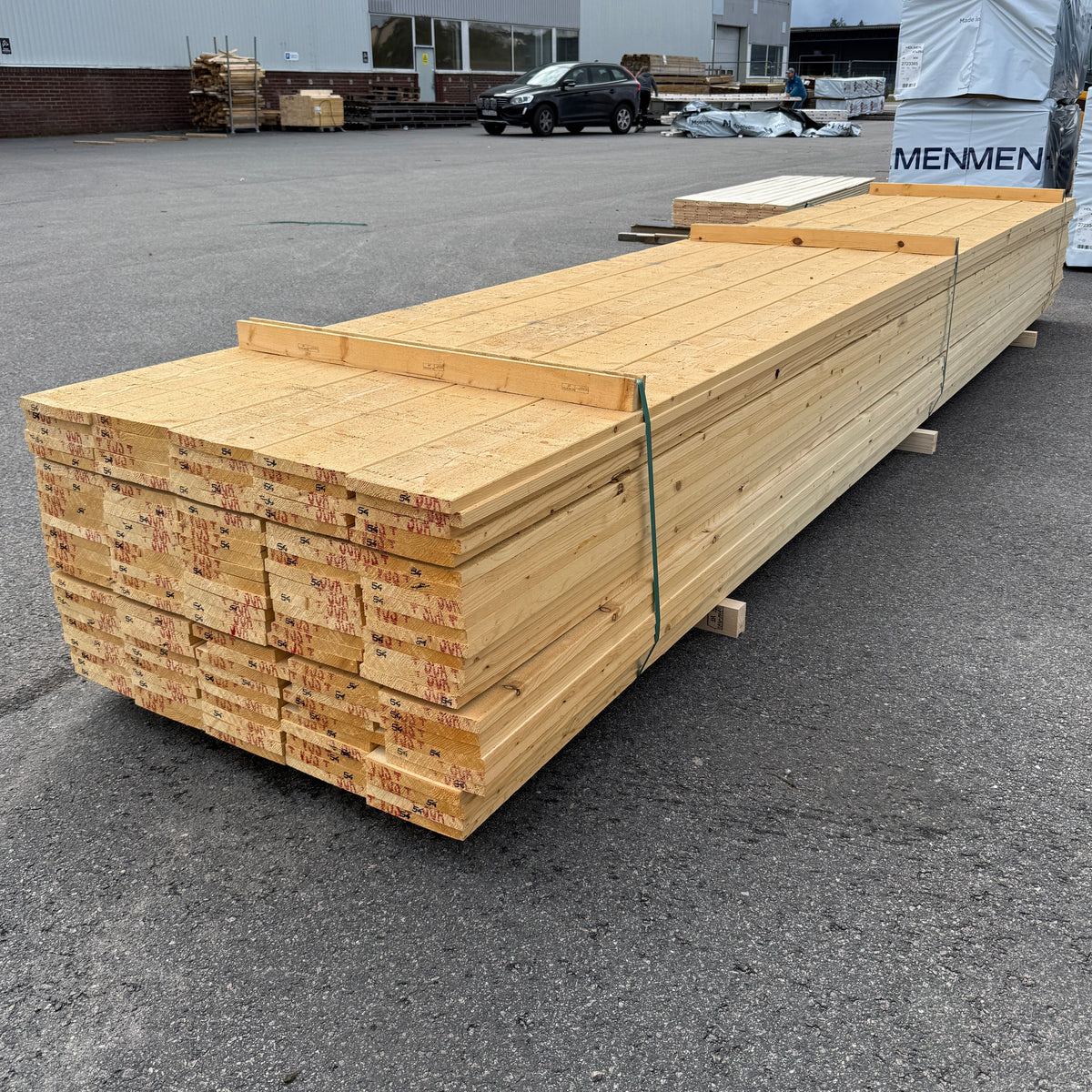 Paket Finsågade Brädor 22x195mm 5,40m 125st (Revor)