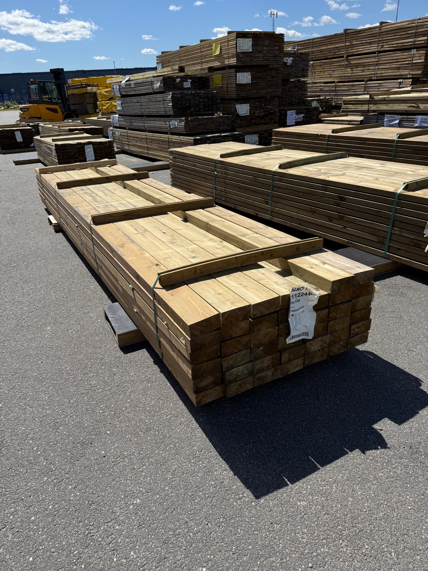 Paket ohyvlade Reglar 70x145mm 41st 4.80m (NTR A)