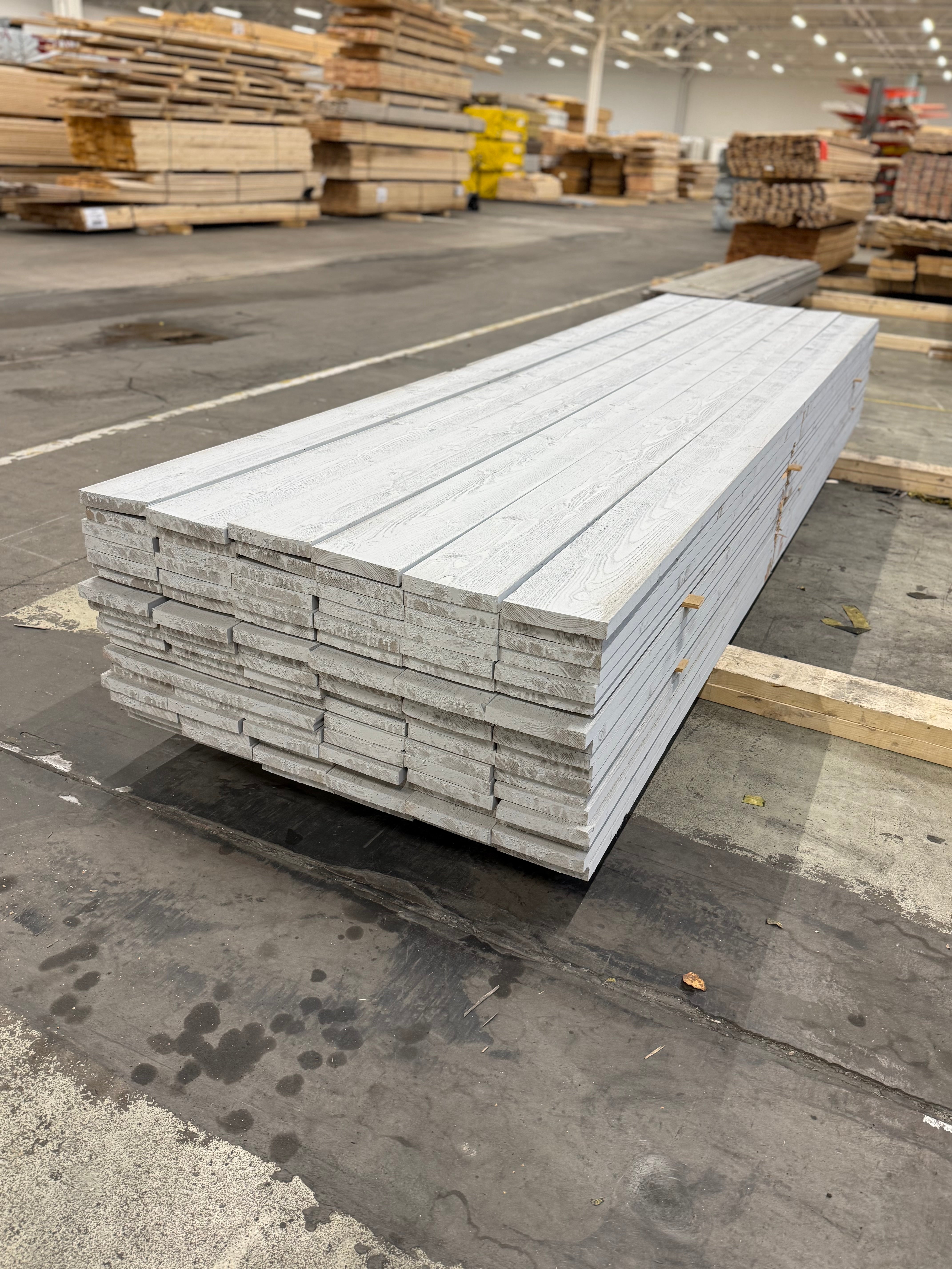 Paket Finsågad Panel 28x170 mm – 108 st (3,90 m, Målad NCS S 3000-N)