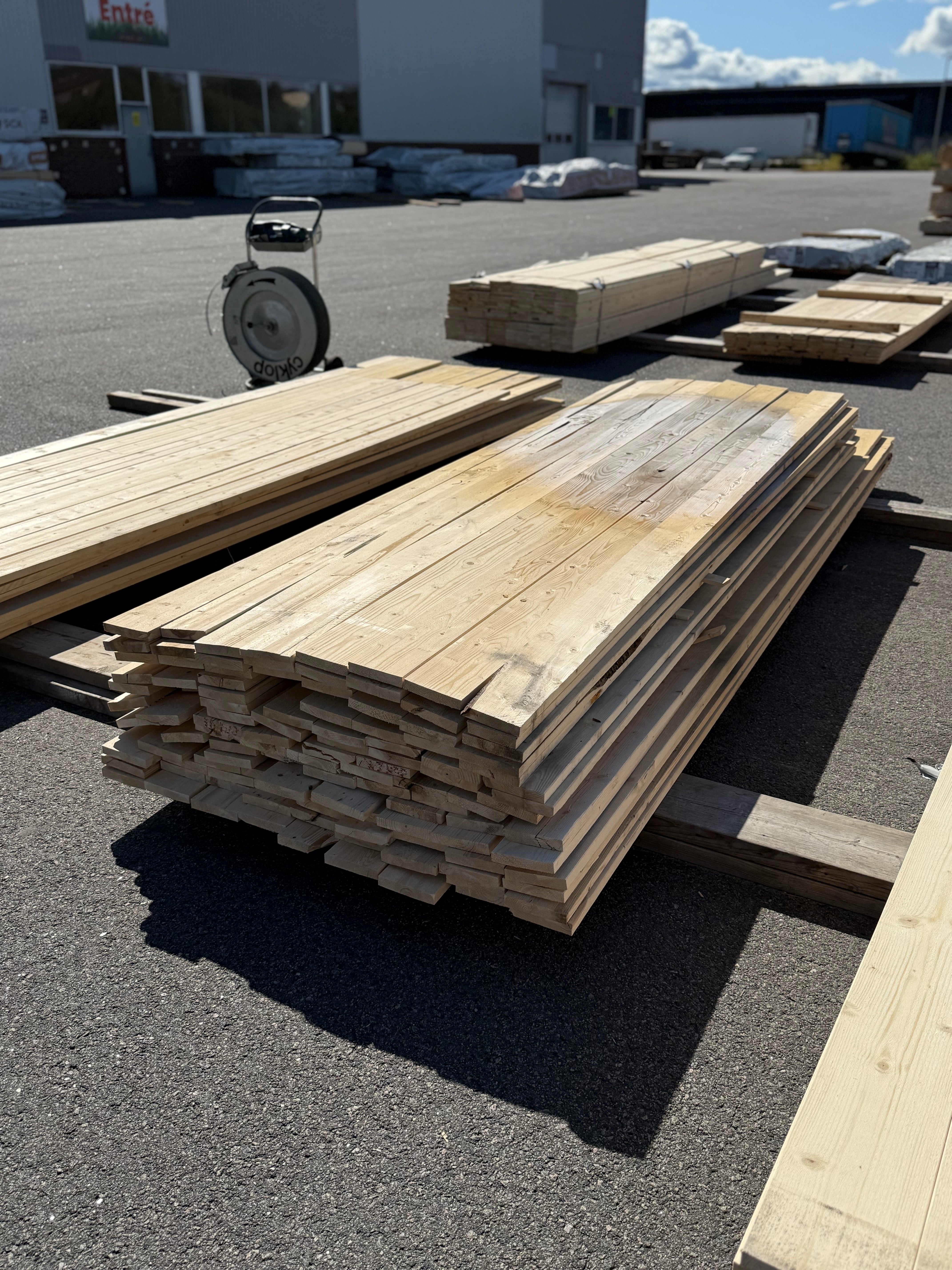 Paket Finsågad Panel 22x120mm 114st 3.0–3.60m – Andra sortering