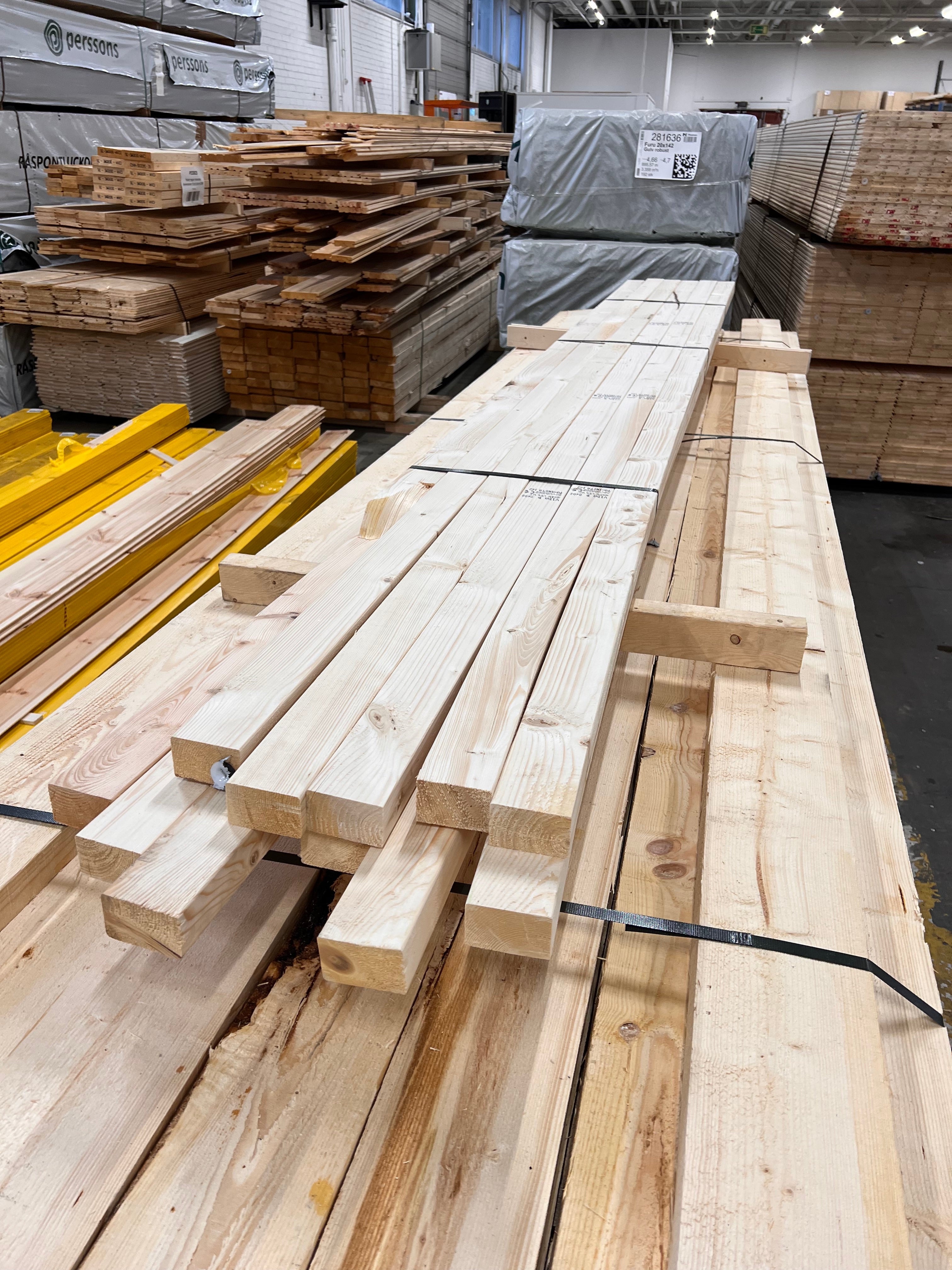 Paket Utsorterade Reglar 45x70mm 3.60m- 12st (Böjda)