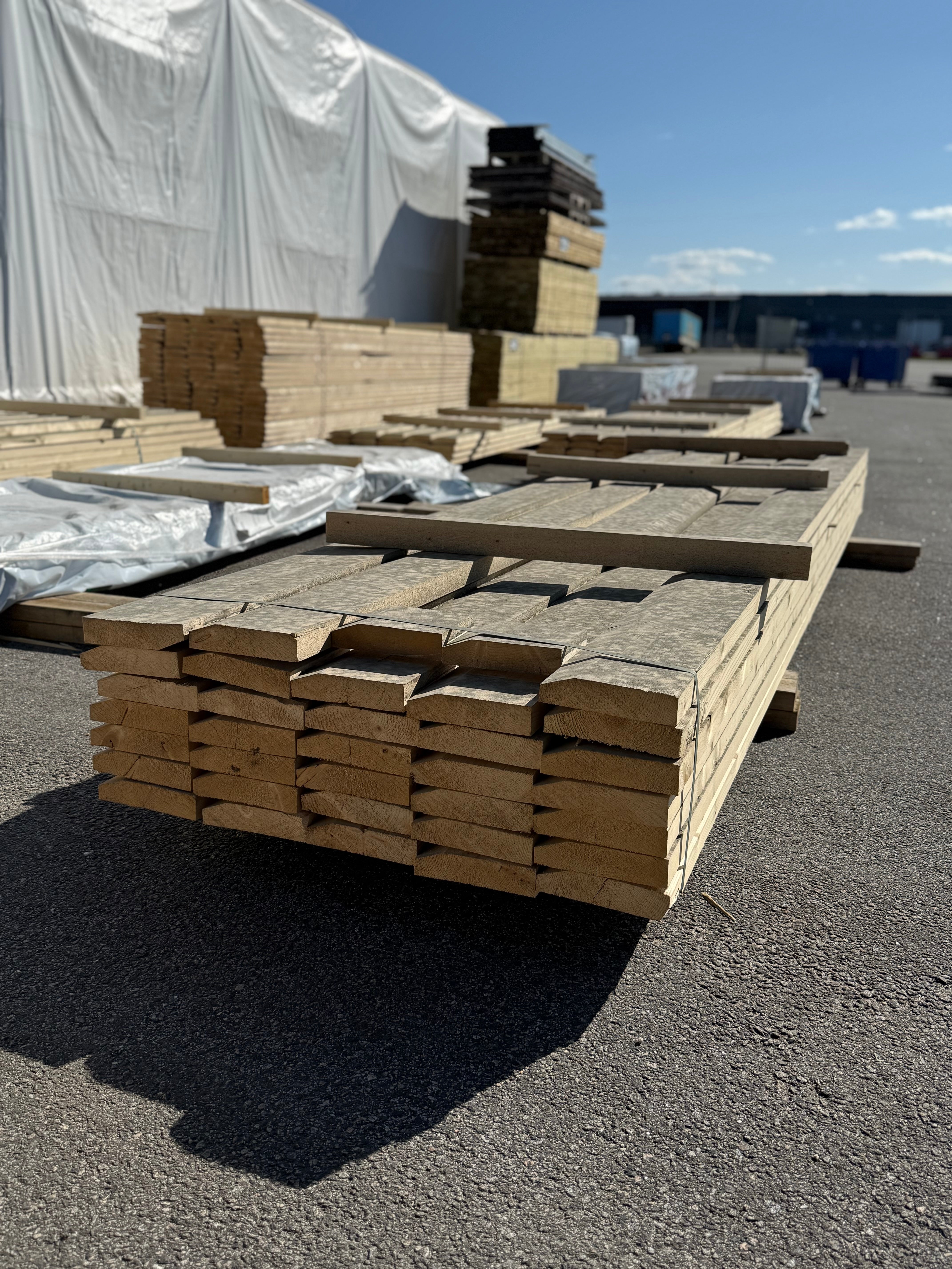 Paket Snedhyvlad Regel 45x195mm  4.80m 33st
