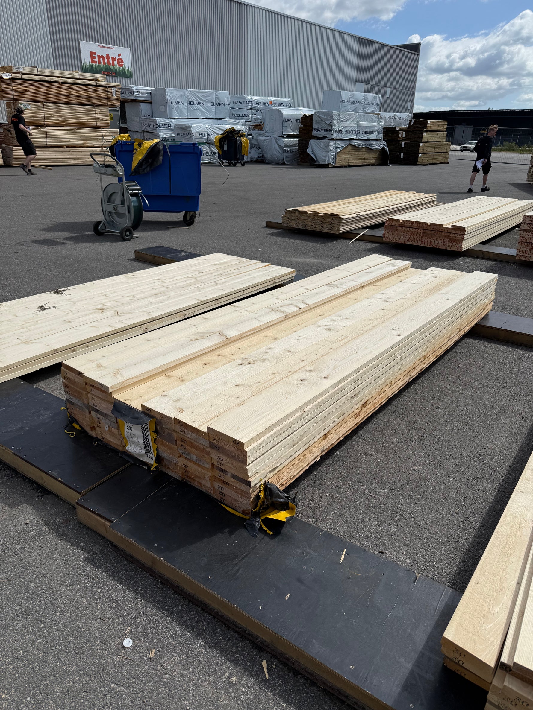 Paket Finsågade Brädor 28x170mm, 62st 3,0m