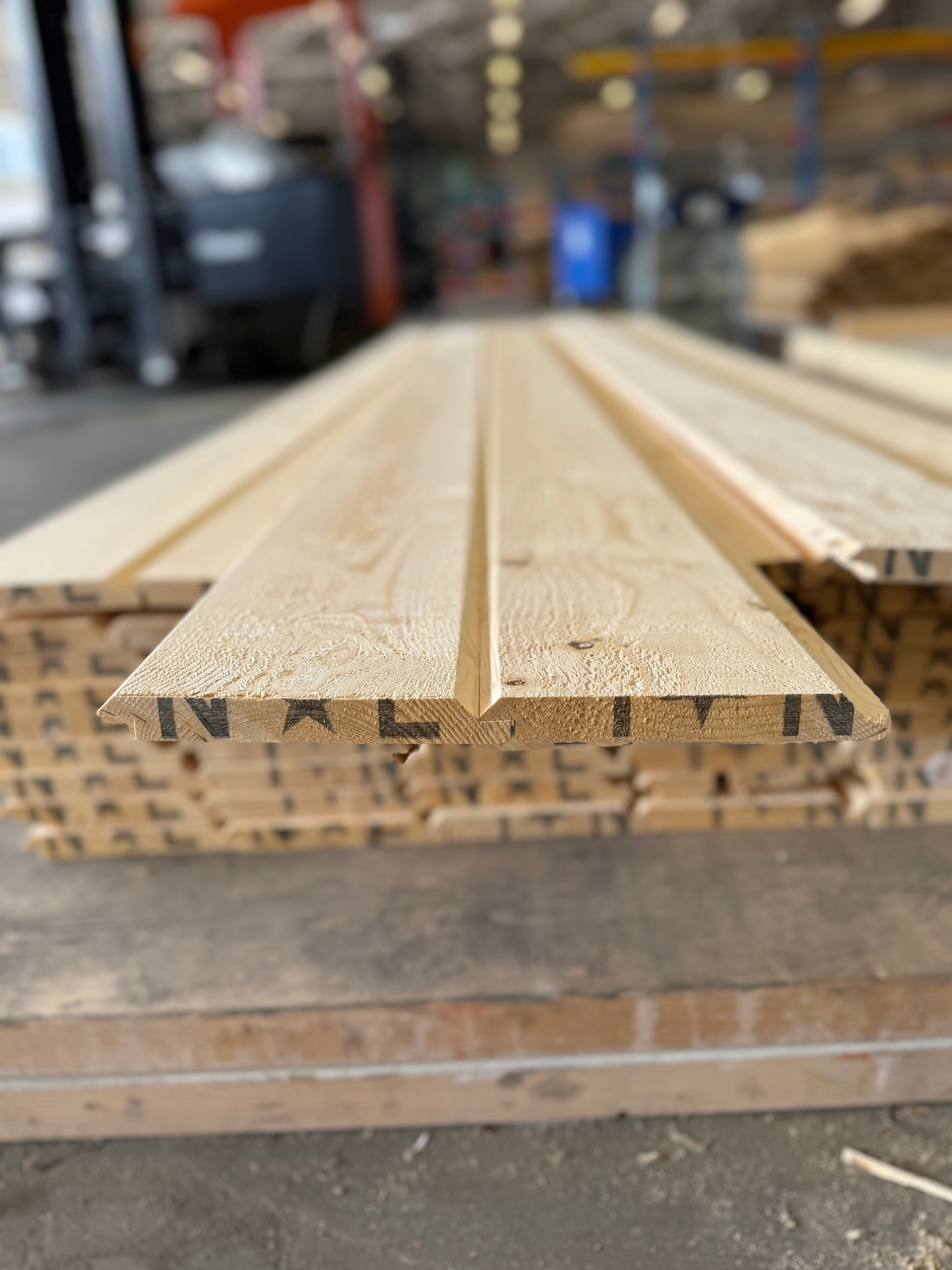 Paket Falsad Dubbelfas 21x170 mm – 3,30 m – 57 st – Obehandlad